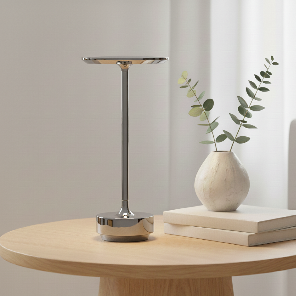 Lumo LED Tafellamp | Draadloos, Touch-Dimbaar Aluminium Design