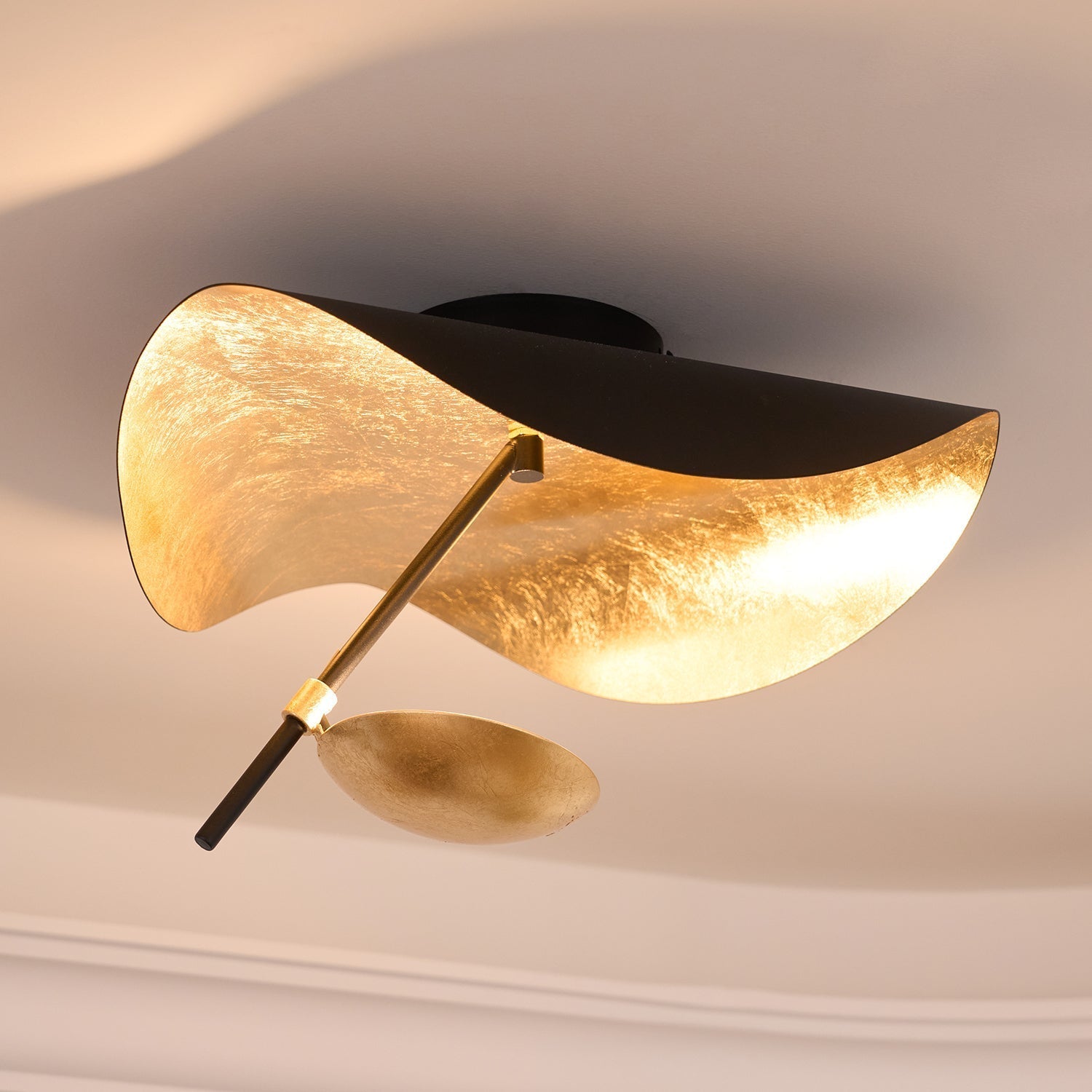 Bello LED Plafondlamp | Metaal & Staal, Warm Licht 3000K