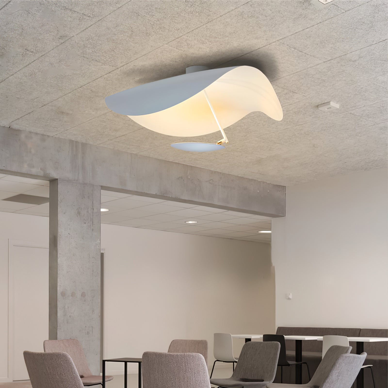 Bello LED Plafondlamp | Metaal & Staal, Warm Licht 3000K