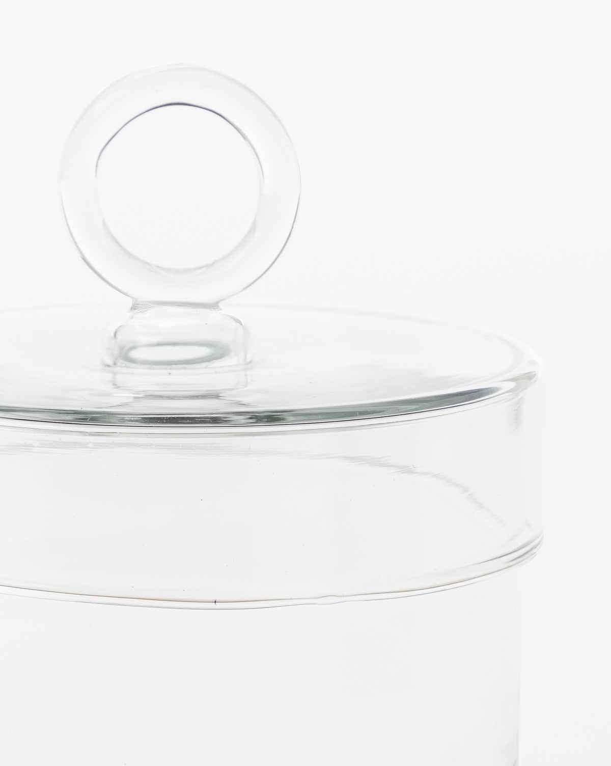 Bello Glass Canister  Round Shape with Bold Lid