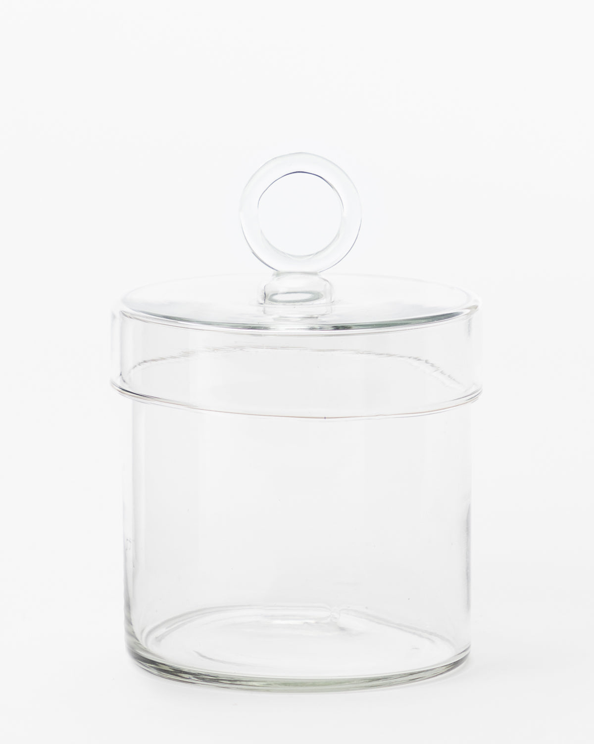 Bello Glass Canister  Round Shape with Bold Lid