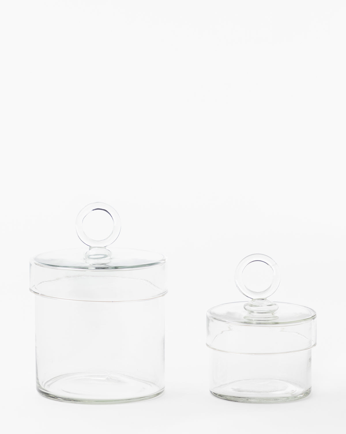 Bello Glass Canister  Round Shape with Bold Lid
