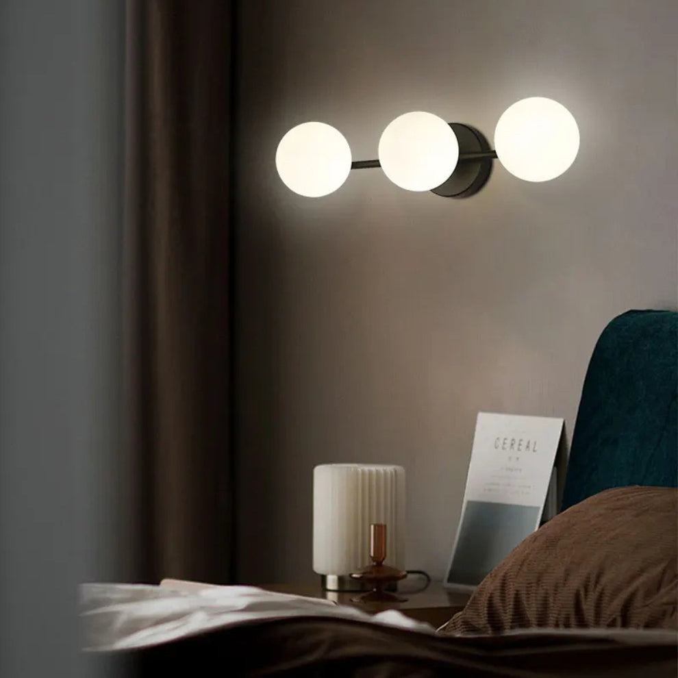 Bello Wall Light | Modern Nordic Design, Triple Glass Globes