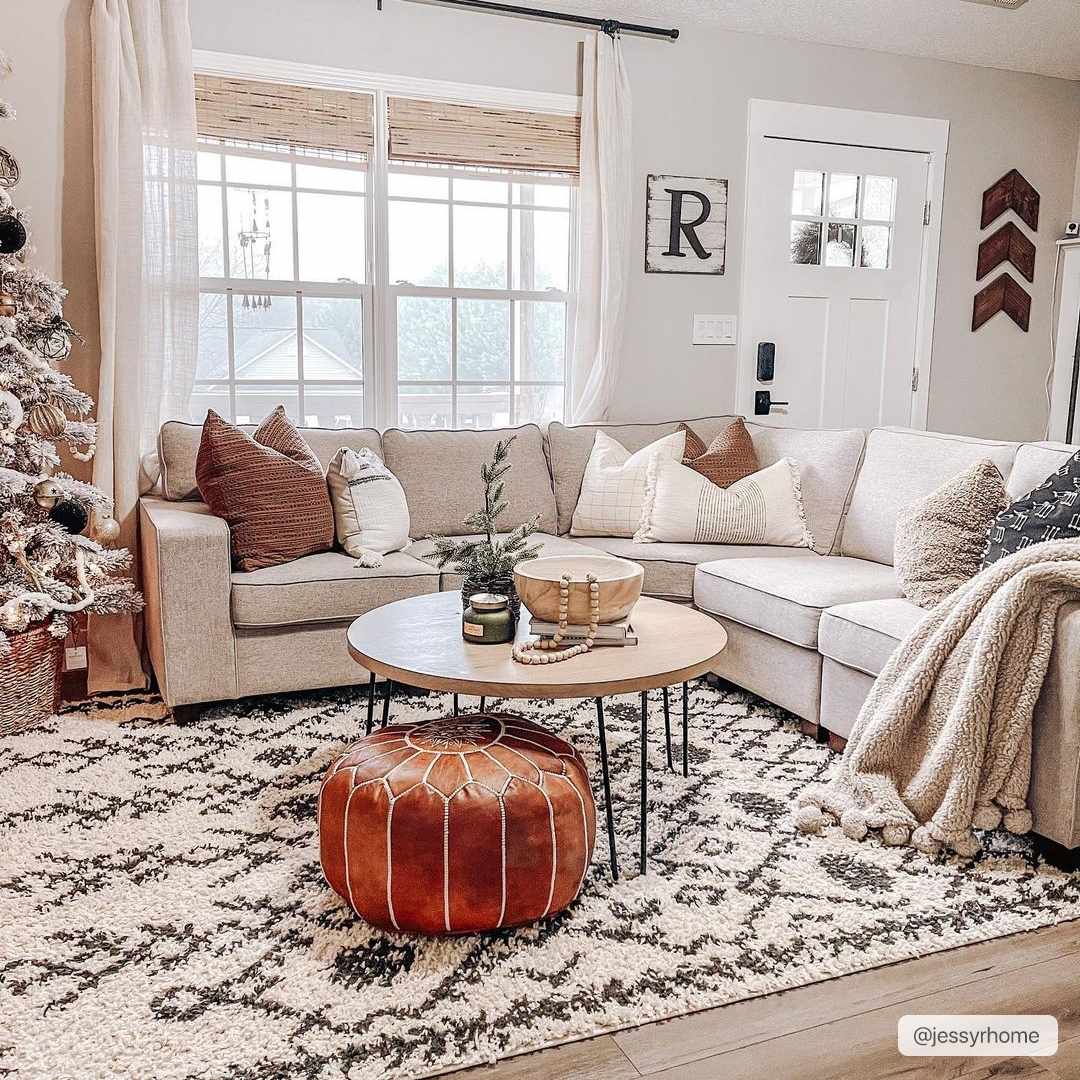 Bello Plush Area Rug  Machine Woven  Charcoal/Beige