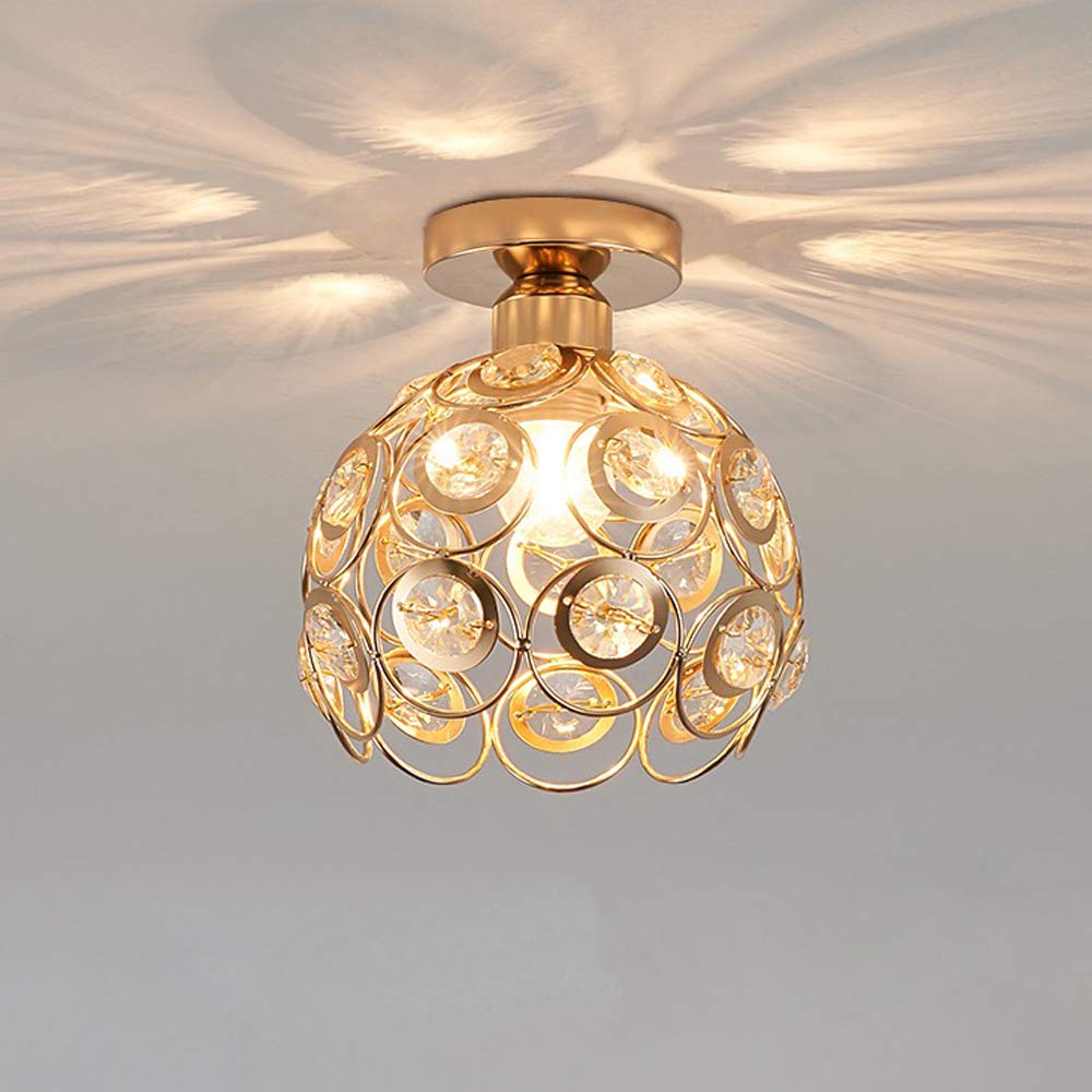 Bela Ceiling Lamp | Compact Crystal Light Pattern