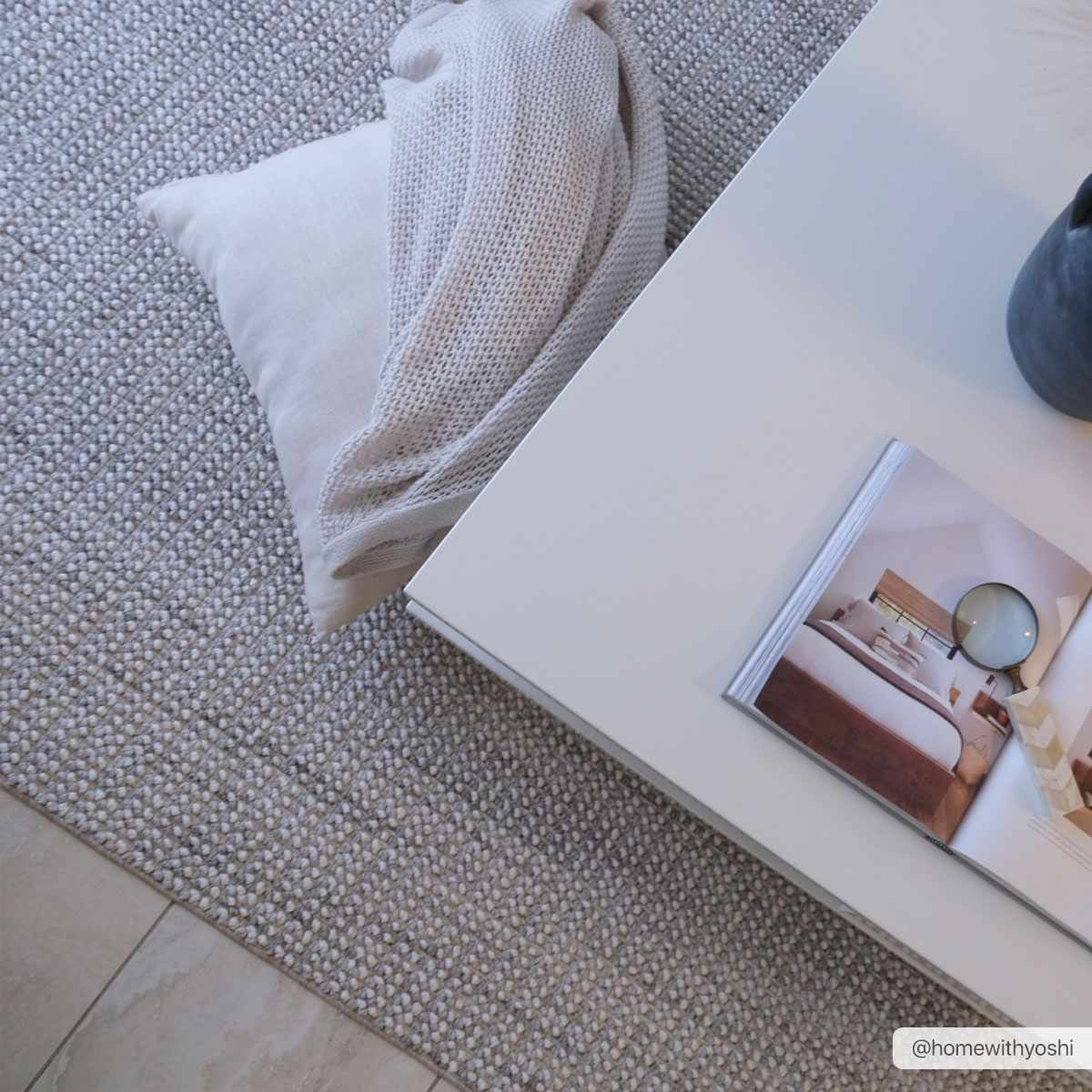 Gala Cream Area Rug  Transitional Style  Low Pile Polyester