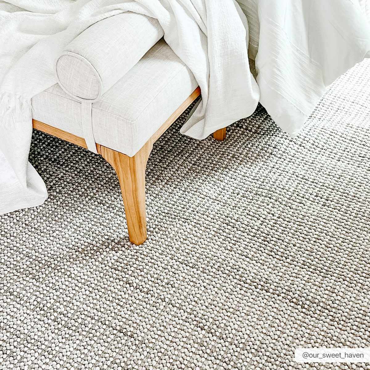 Gala Cream Area Rug  Transitional Style  Low Pile Polyester