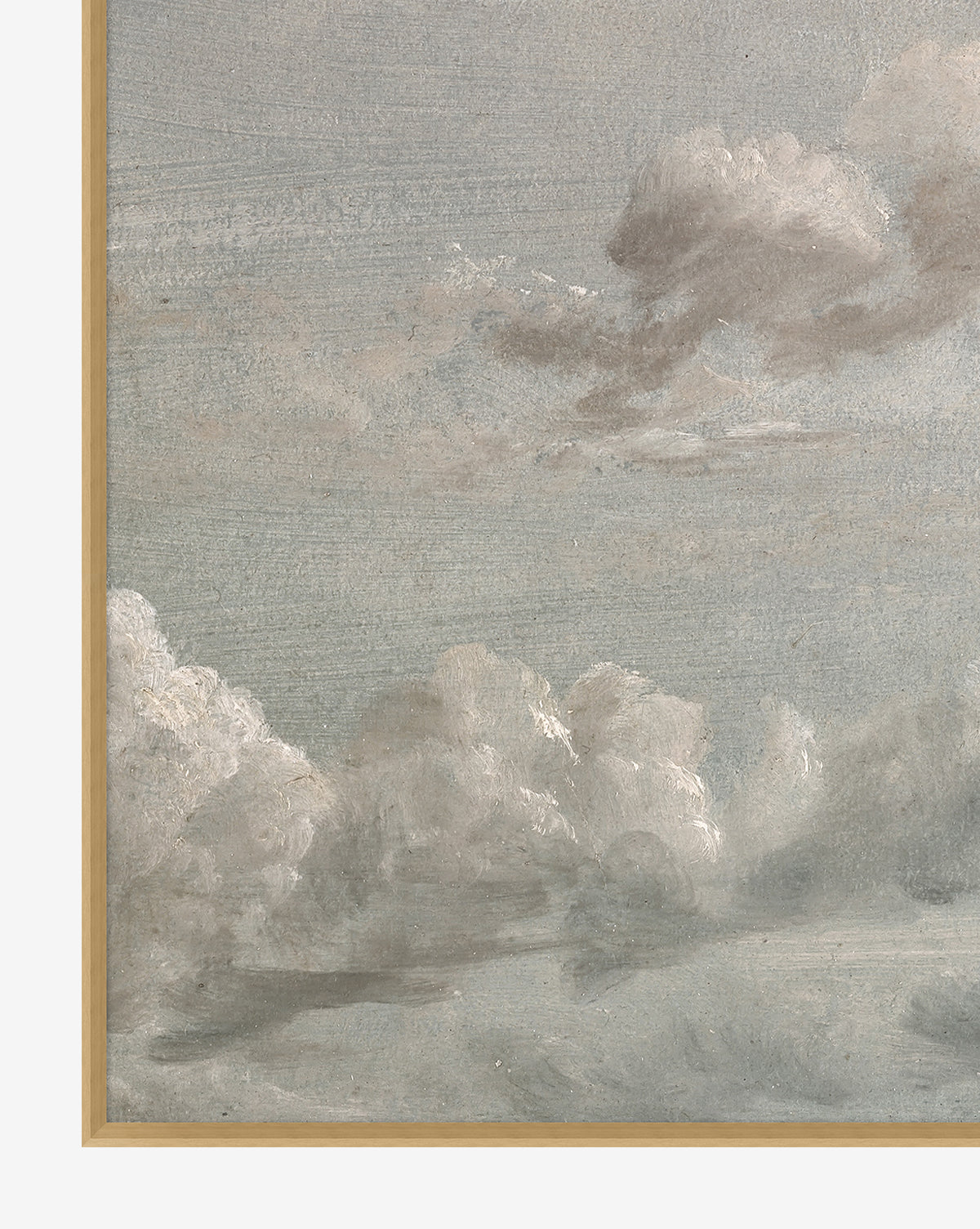 Gale Wall Art Gray Clouds  Moody Sky Design