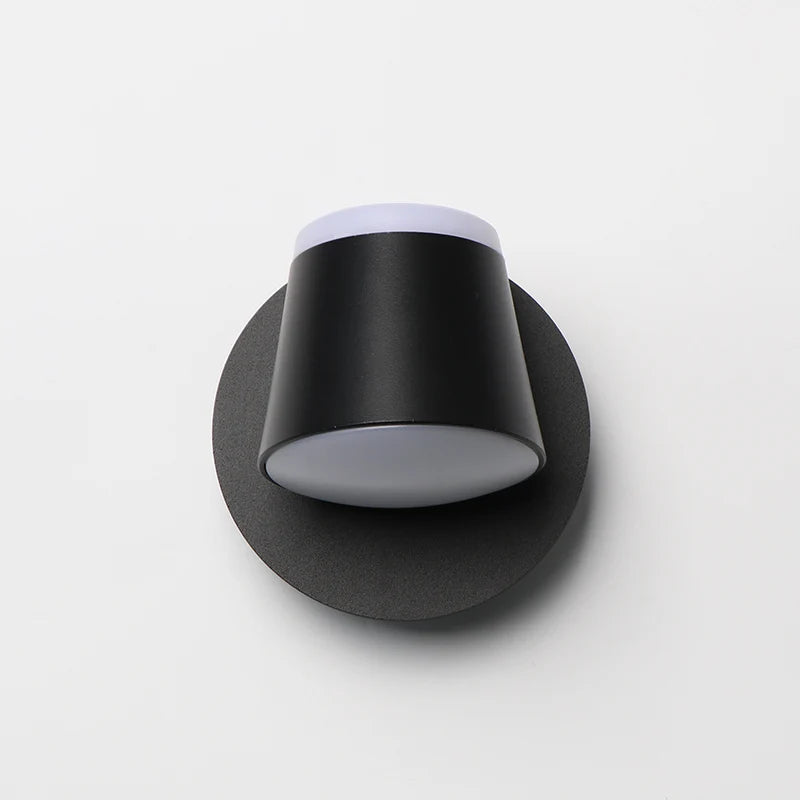 BrightGlow LED Wall Lamp | Rotatable Shade, Modern Aluminium Design