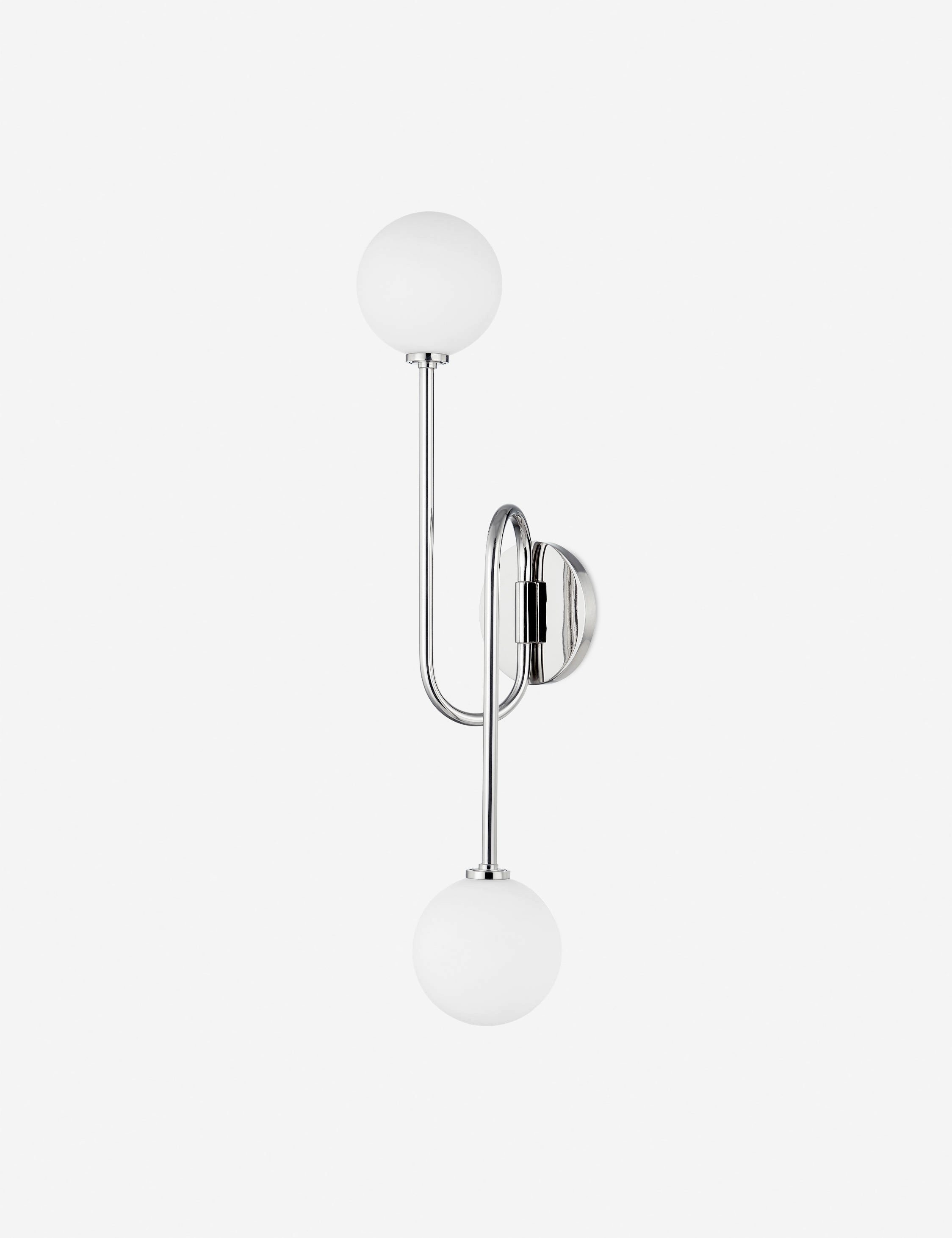 Kira Sconce | Two-Light Design with Frosted Glass Shades