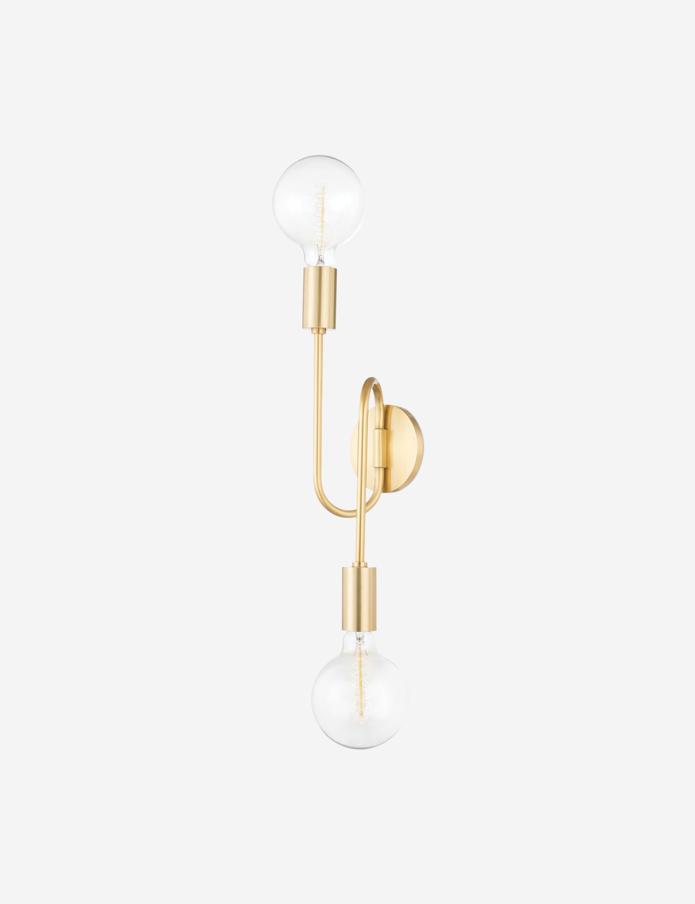 Kira Sconce | Two-Light Design with Frosted Glass Shades