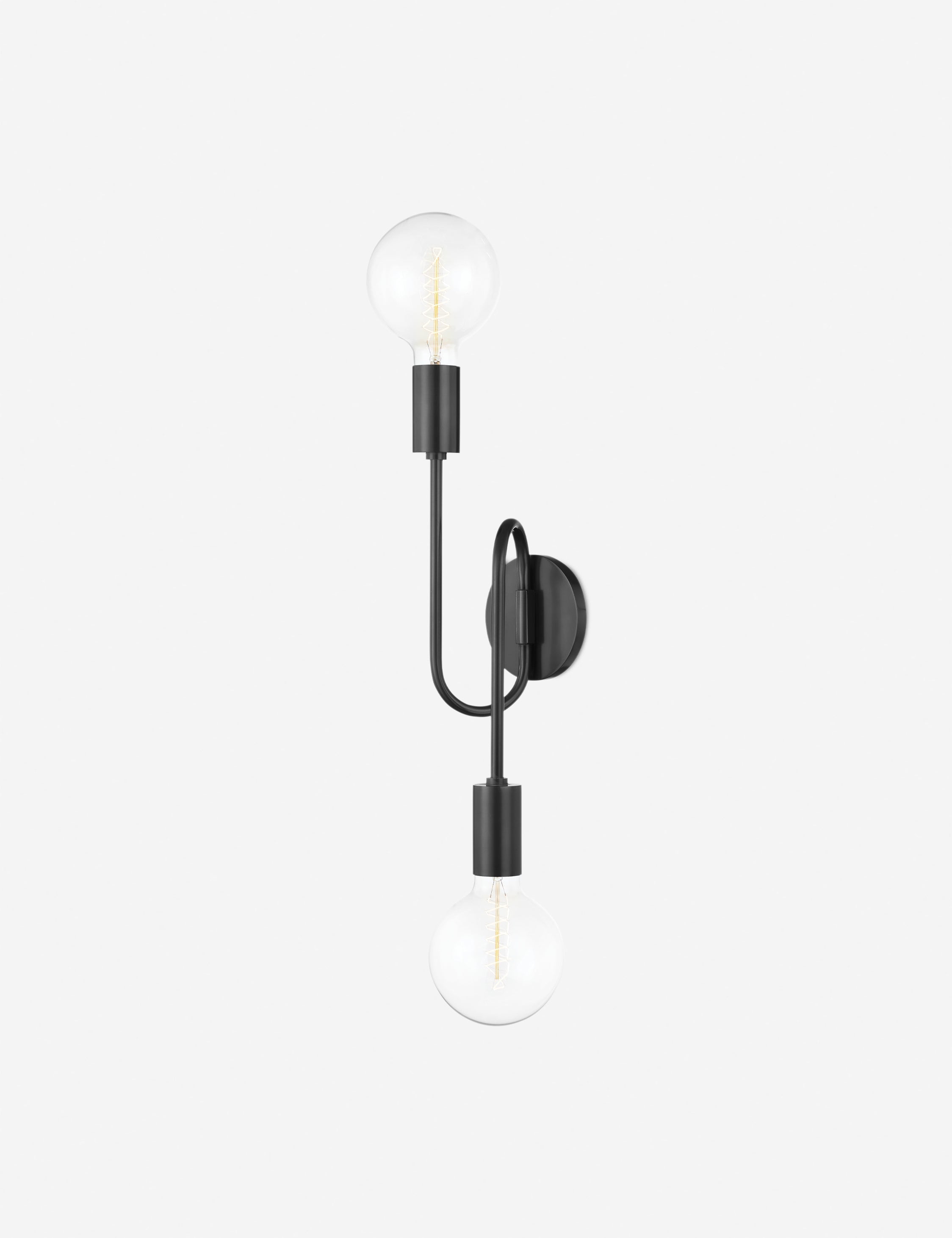 Kira Sconce | Two-Light Design with Frosted Glass Shades