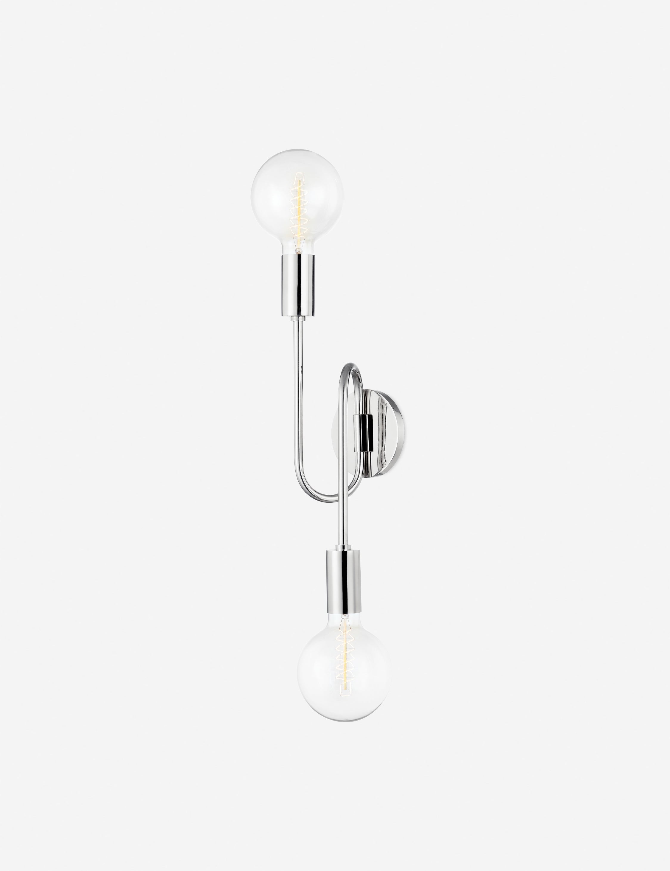 Kira Sconce | Two-Light Design with Frosted Glass Shades