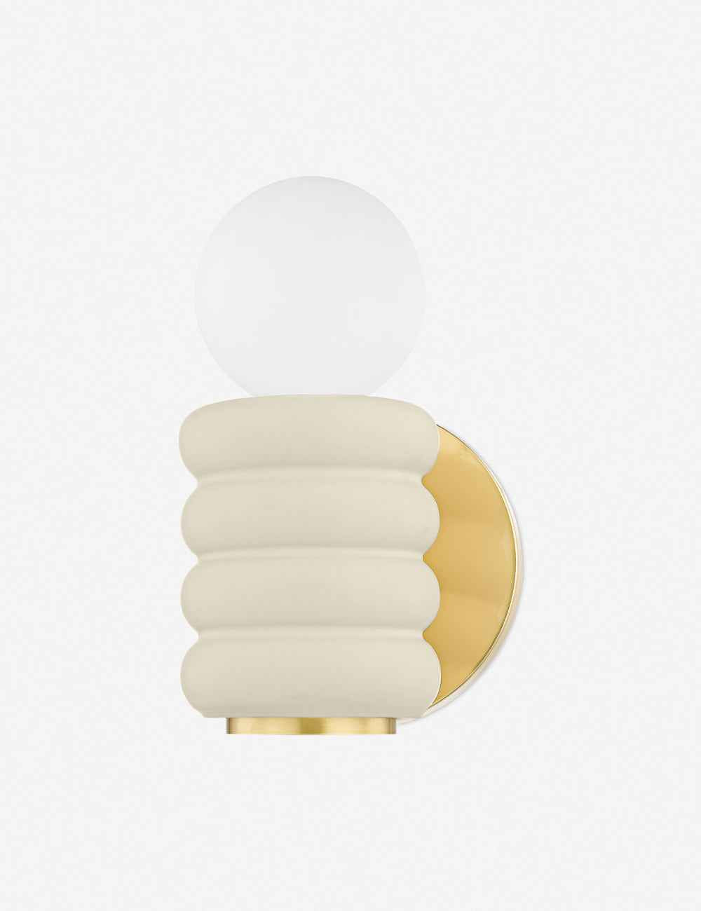 Bela Wall Sconce | Damp-Rated Ceramic Design