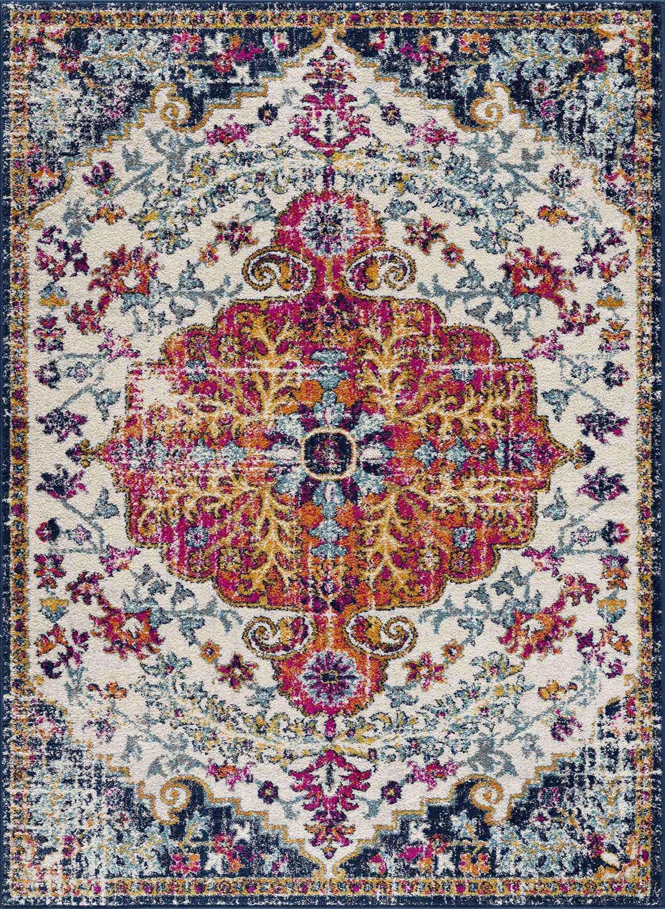 Bela Bodrum Area Rug  Machine Woven, Medium Pile  Burnt Orange