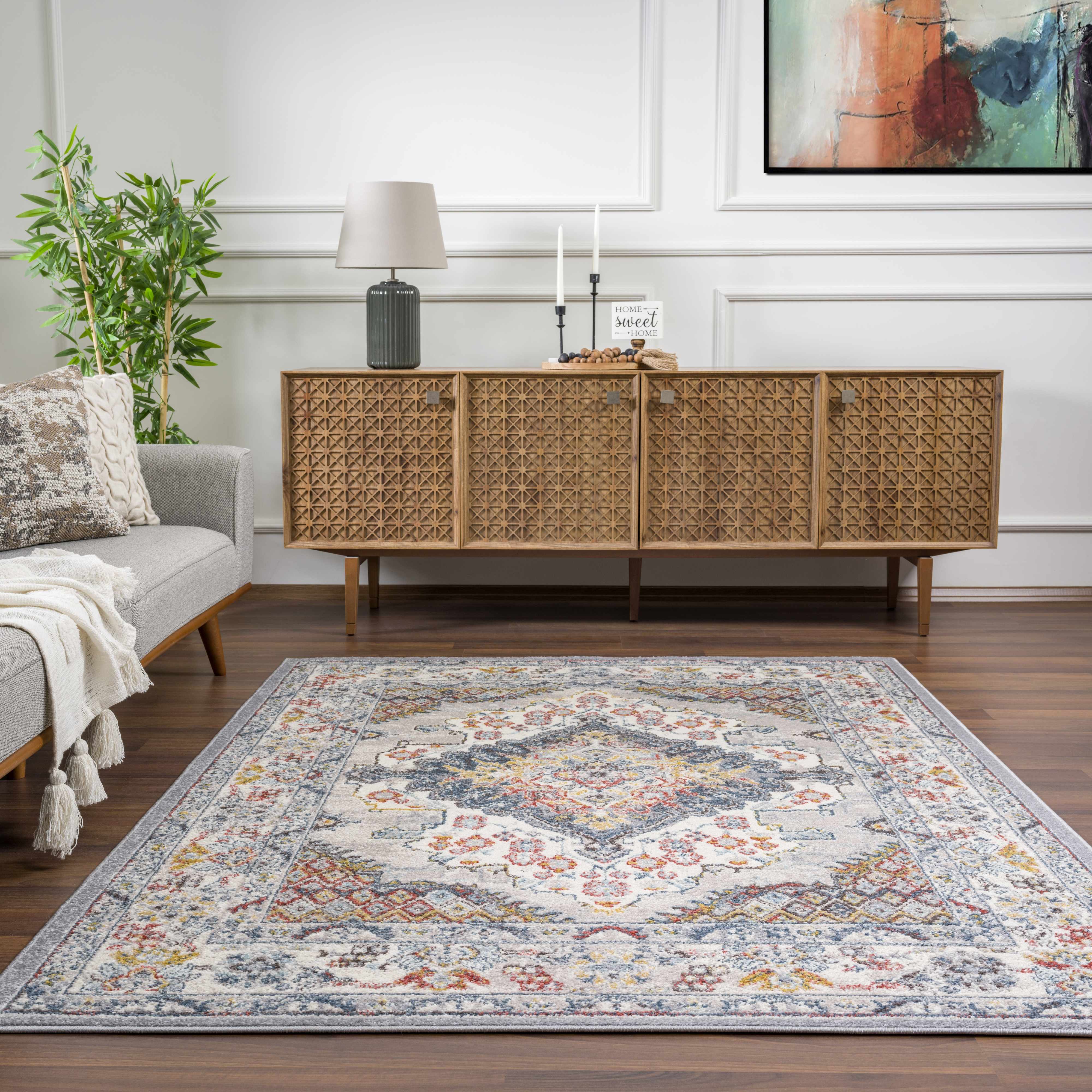 Haven Area Rug  Machine Woven  Traditional Style  Medium Pile
