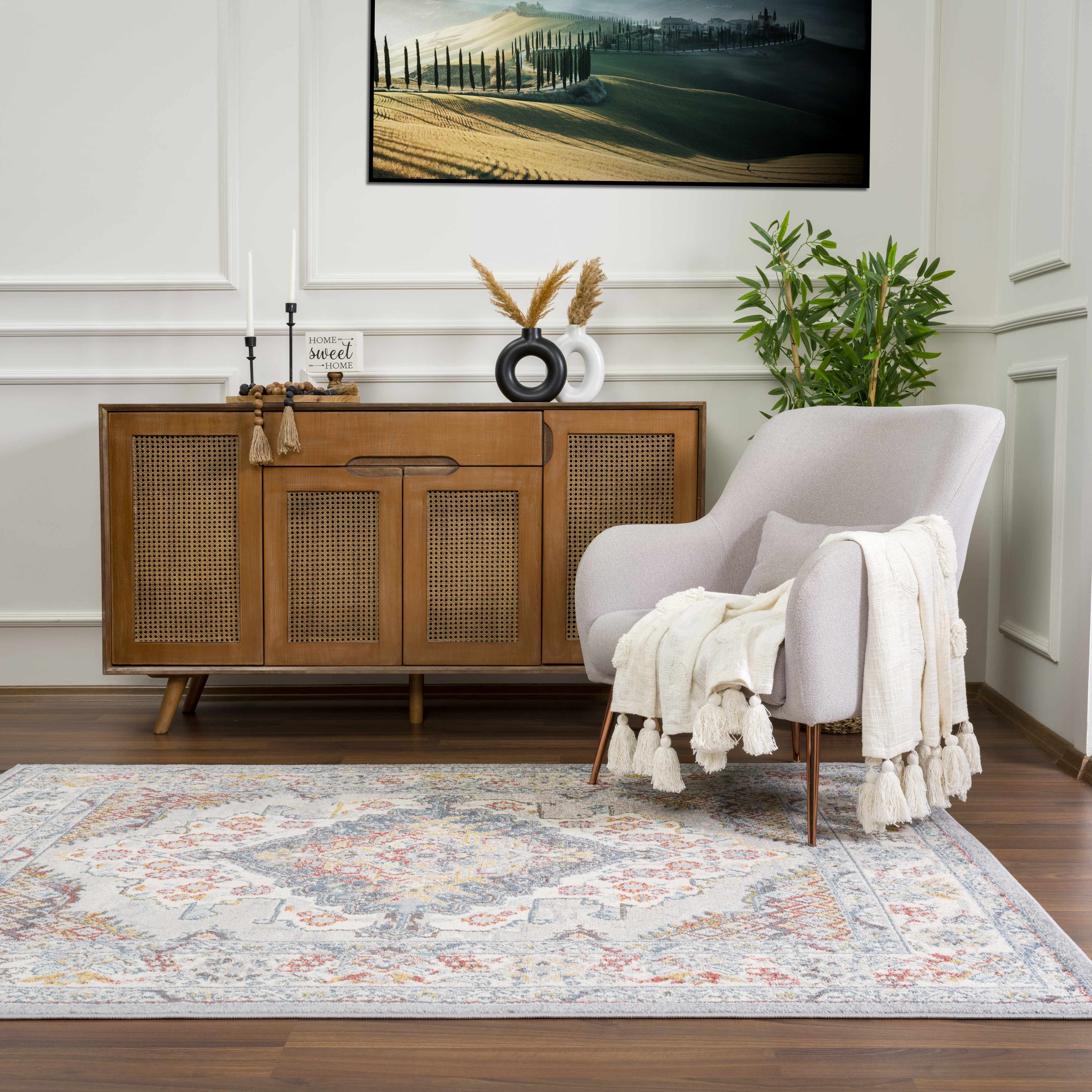 Haven Area Rug  Machine Woven  Traditional Style  Medium Pile