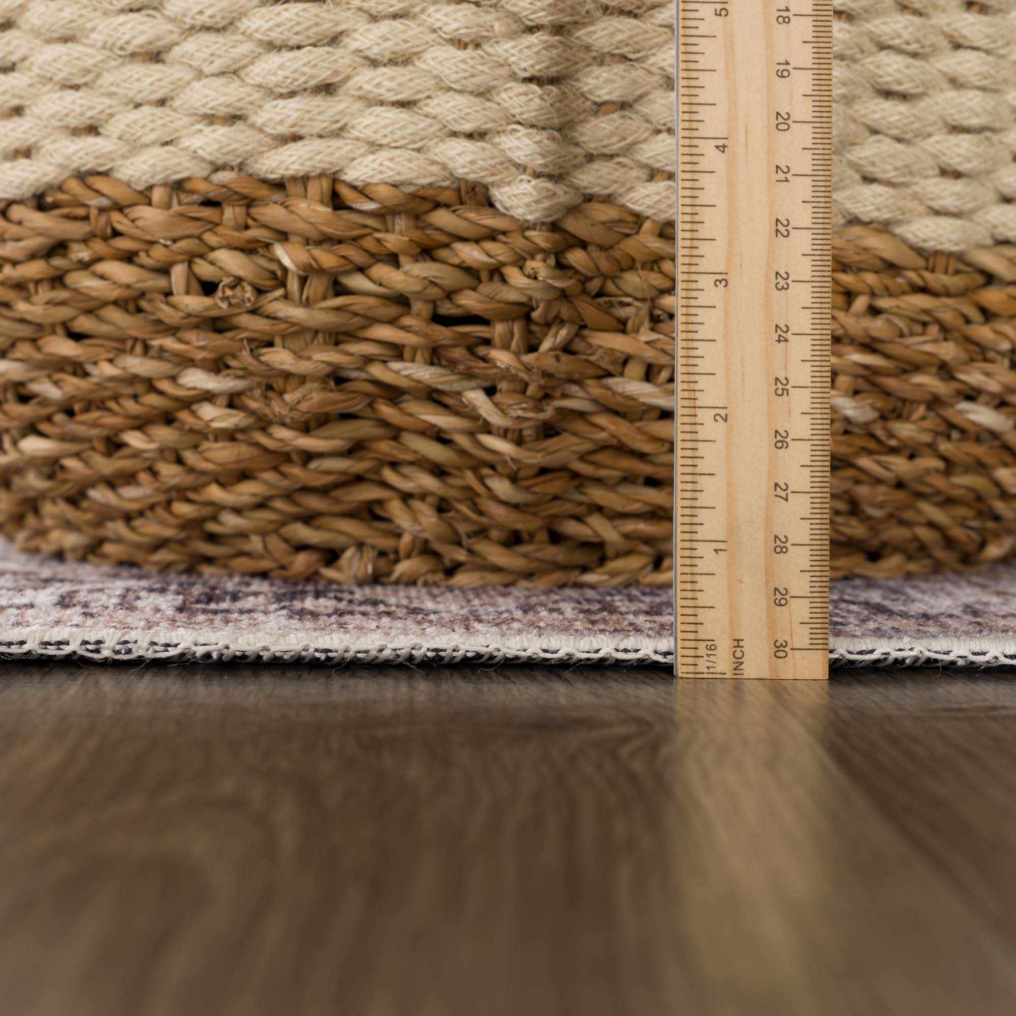 Olivio Washable Area Rug  Vintage Design, Soft Polyester