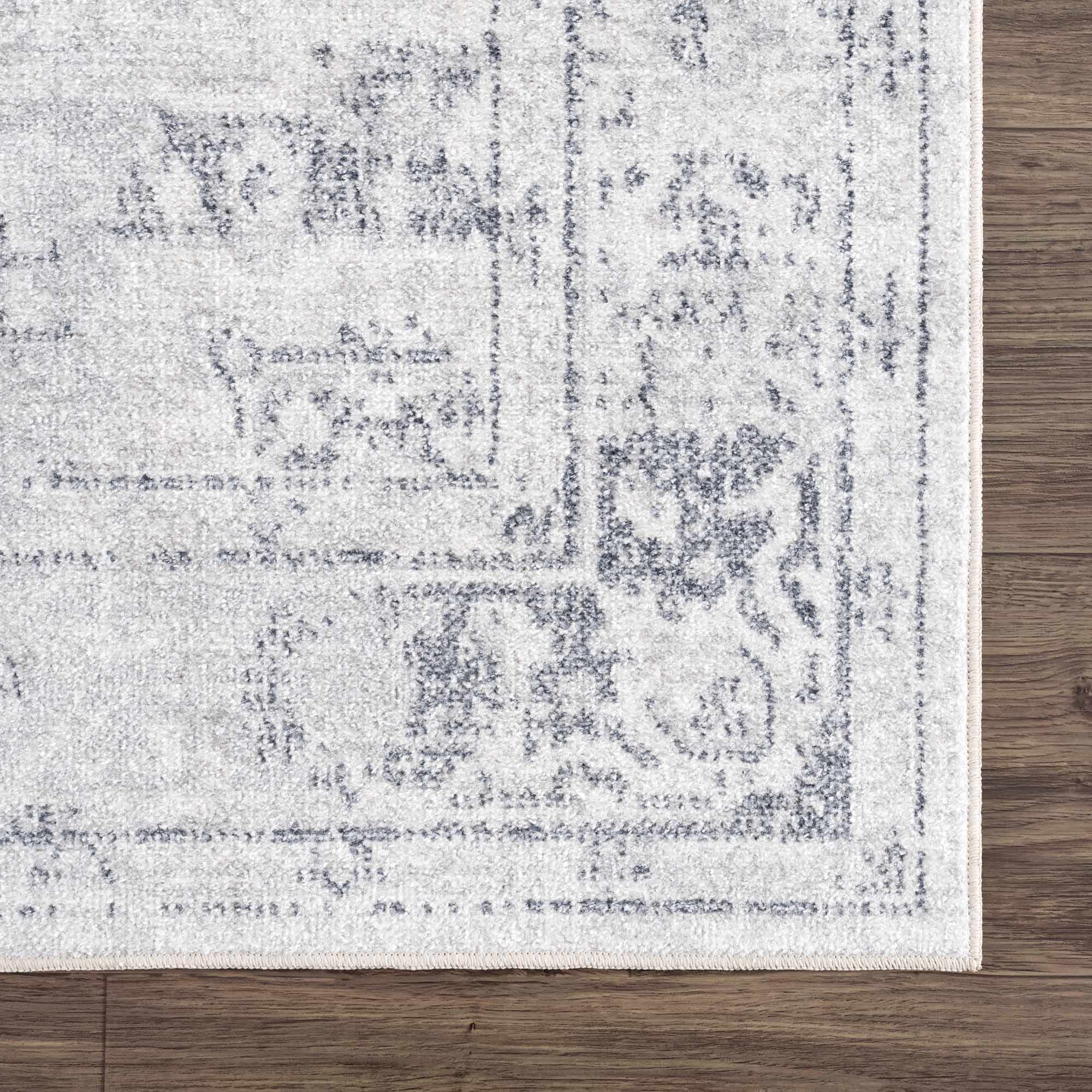 Alma Washable Rug  Traditional  Medium Pile  Antrasit