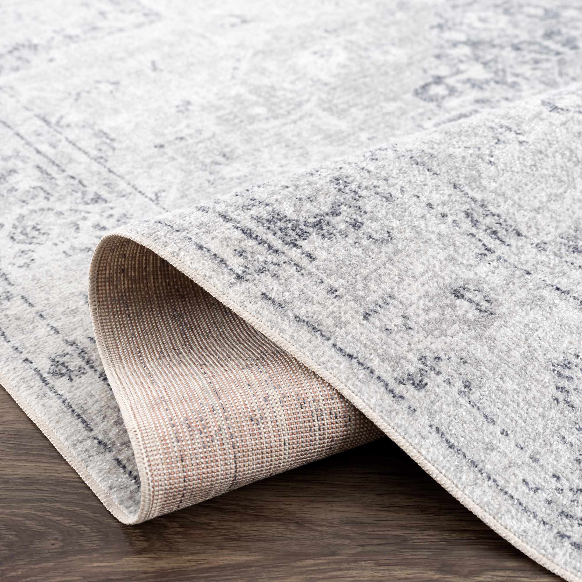 Alma Washable Rug  Traditional  Medium Pile  Antrasit