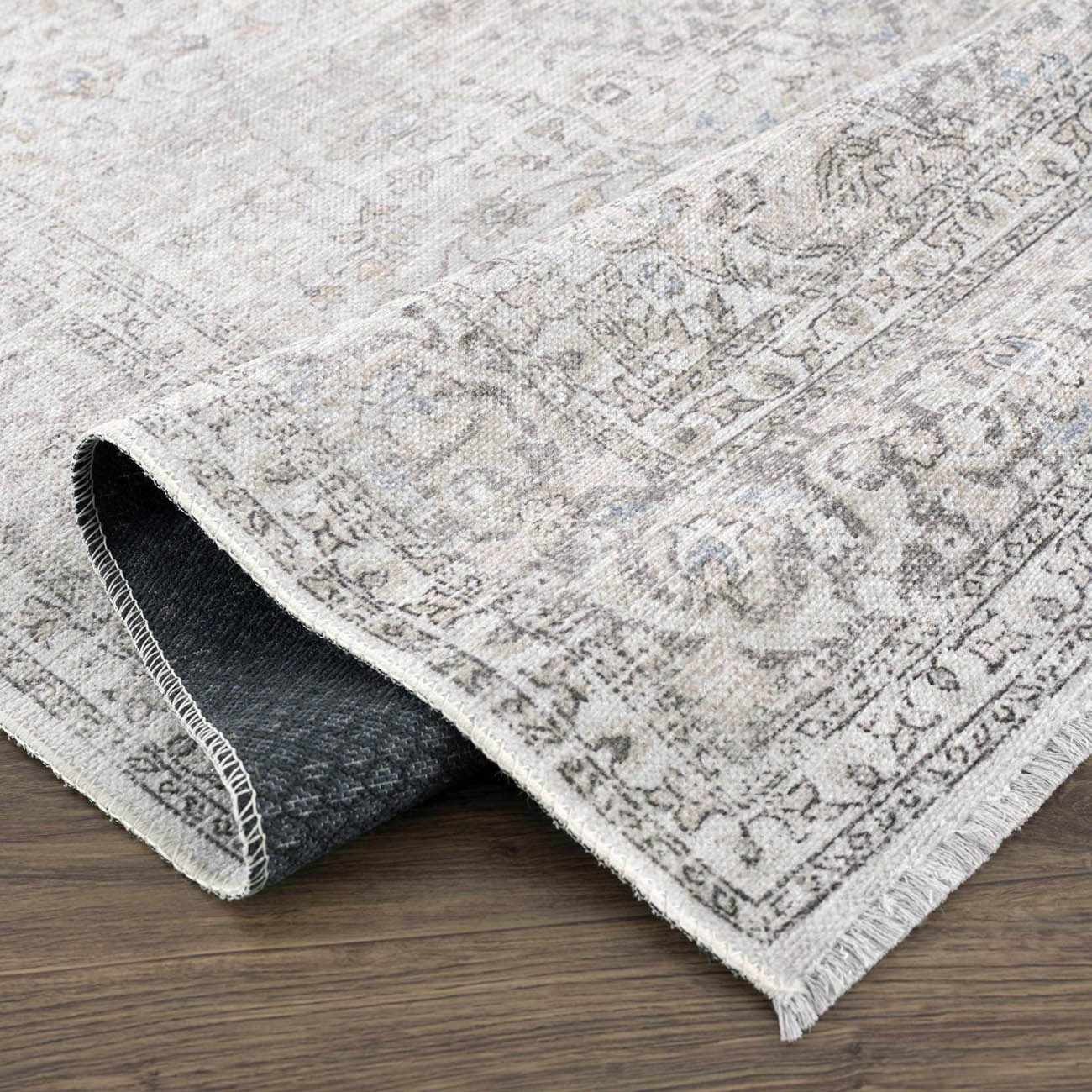 Bela Washable Area Rug  Durable Polyester, Stain-Resistant