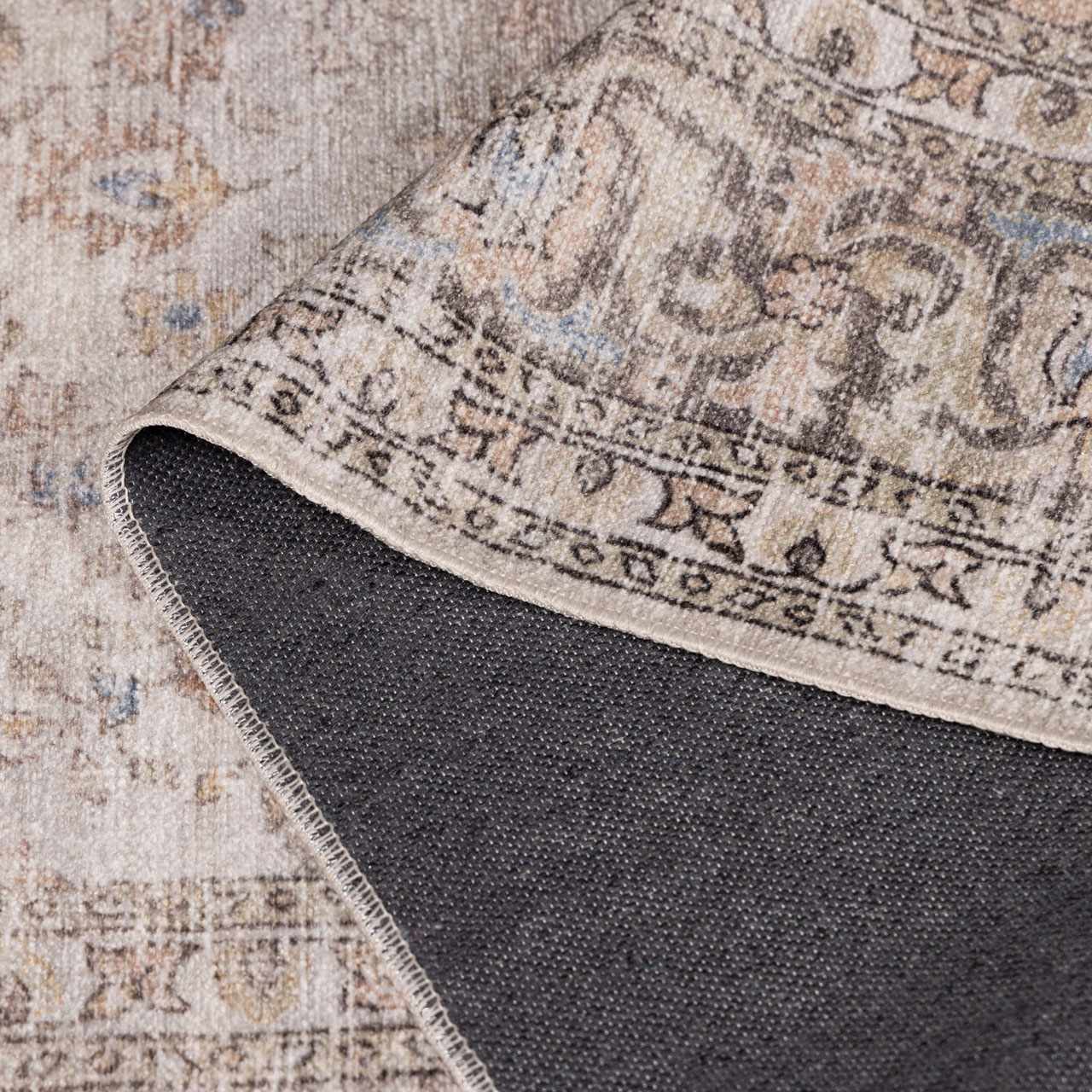 Bela Washable Area Rug  Durable Polyester, Stain-Resistant