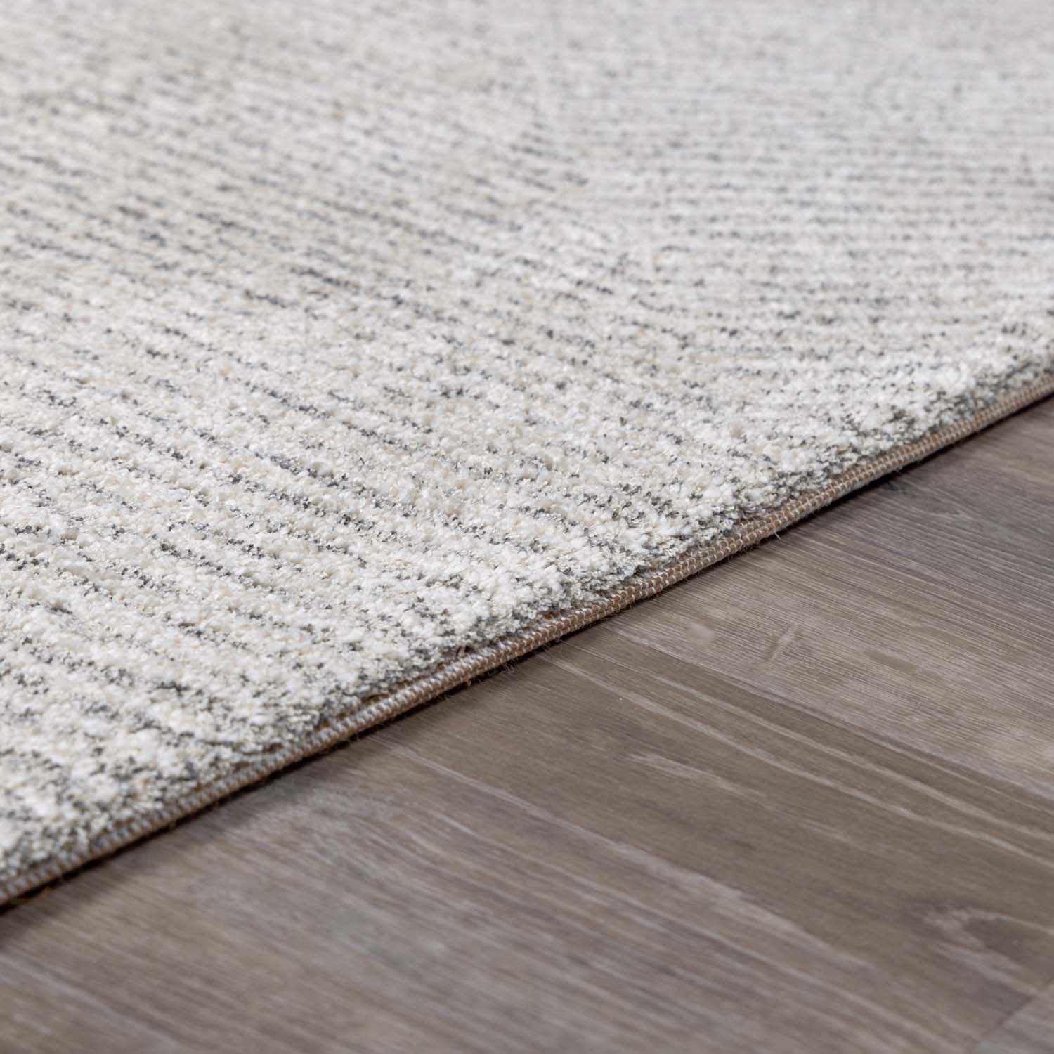 Haven Area Rug  High Pile  Machine Woven  Cream/Gray
