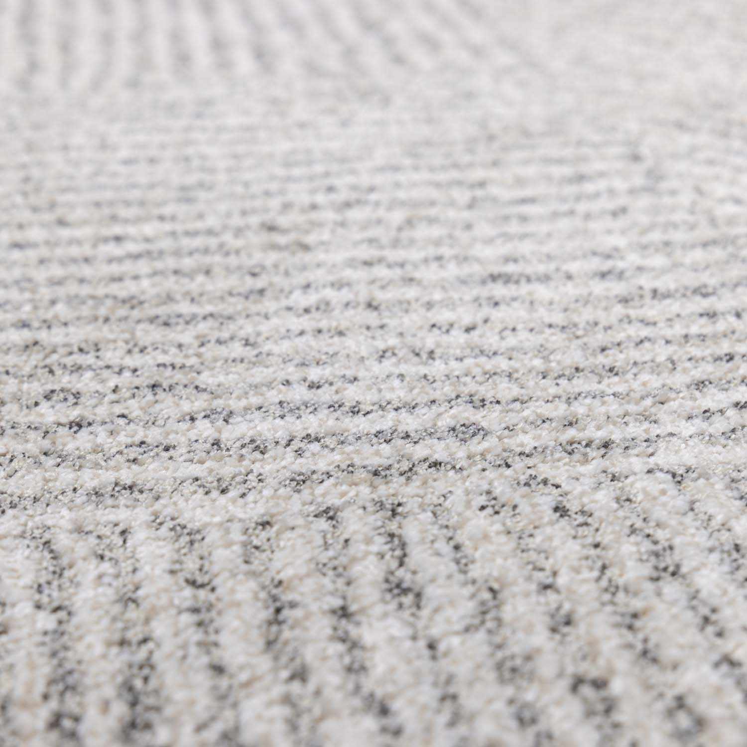 Haven Area Rug  High Pile  Machine Woven  Cream/Gray