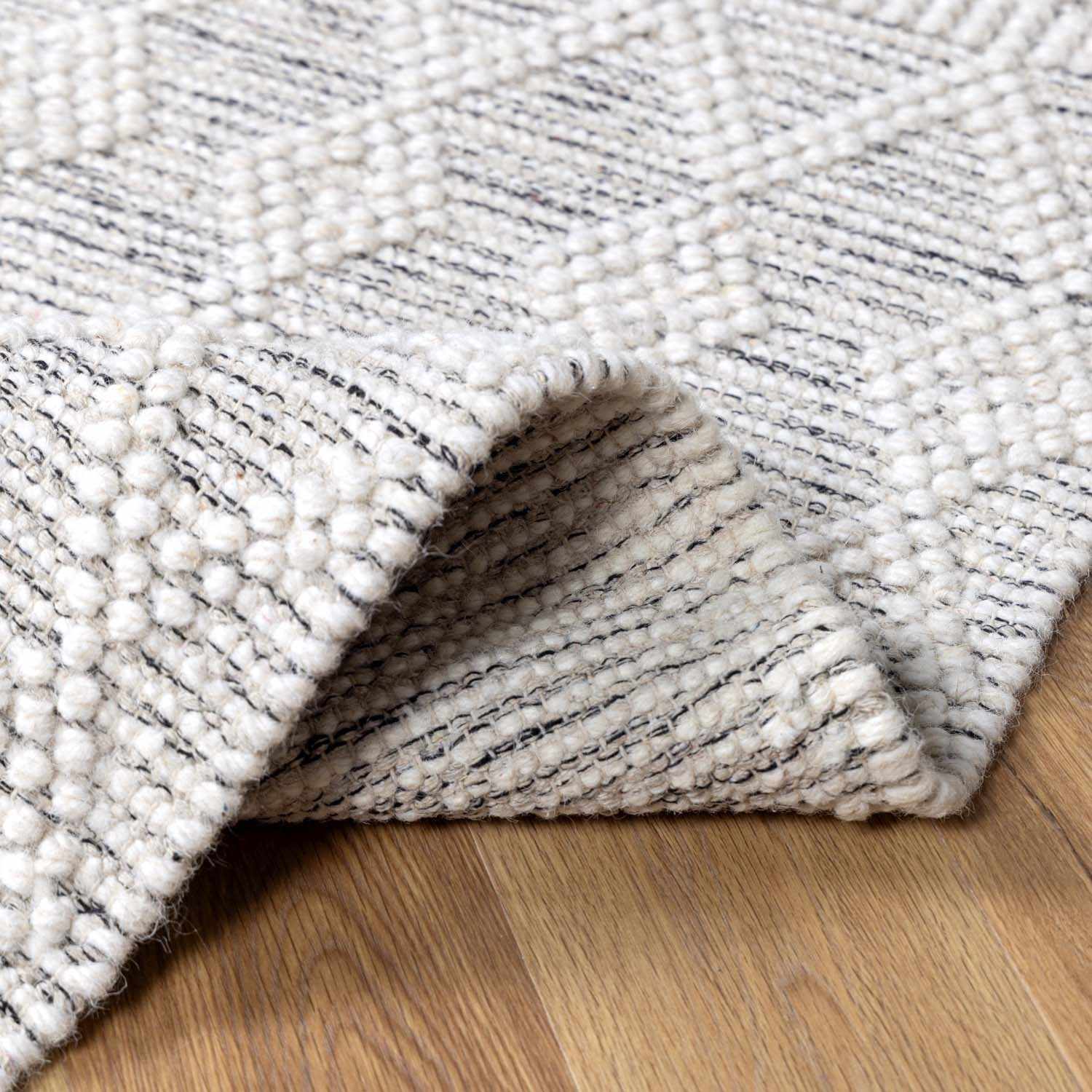 Brixon Area Rug  Hand Woven  100% Wool, Transitional Style