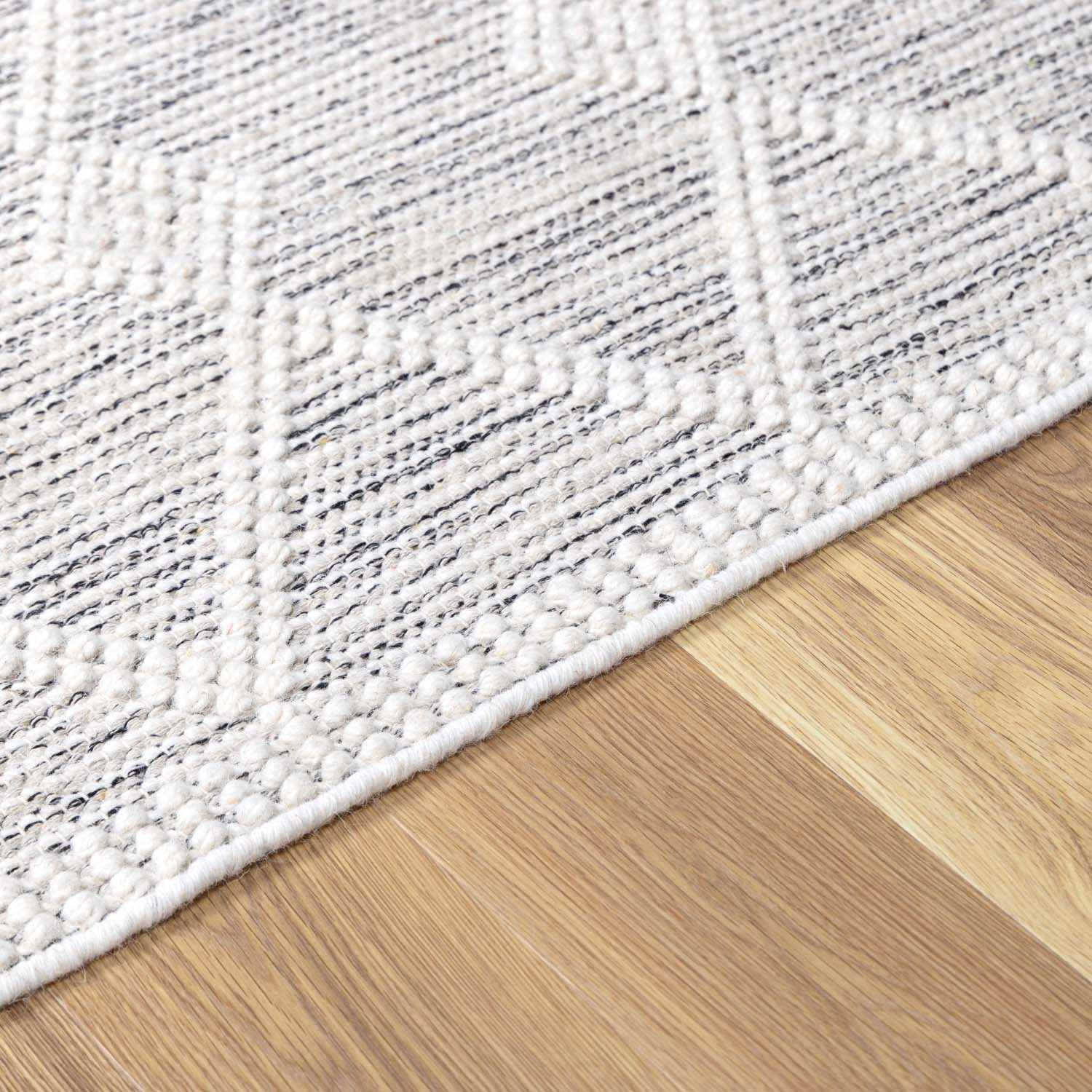Brixon Area Rug  Hand Woven  100% Wool, Transitional Style