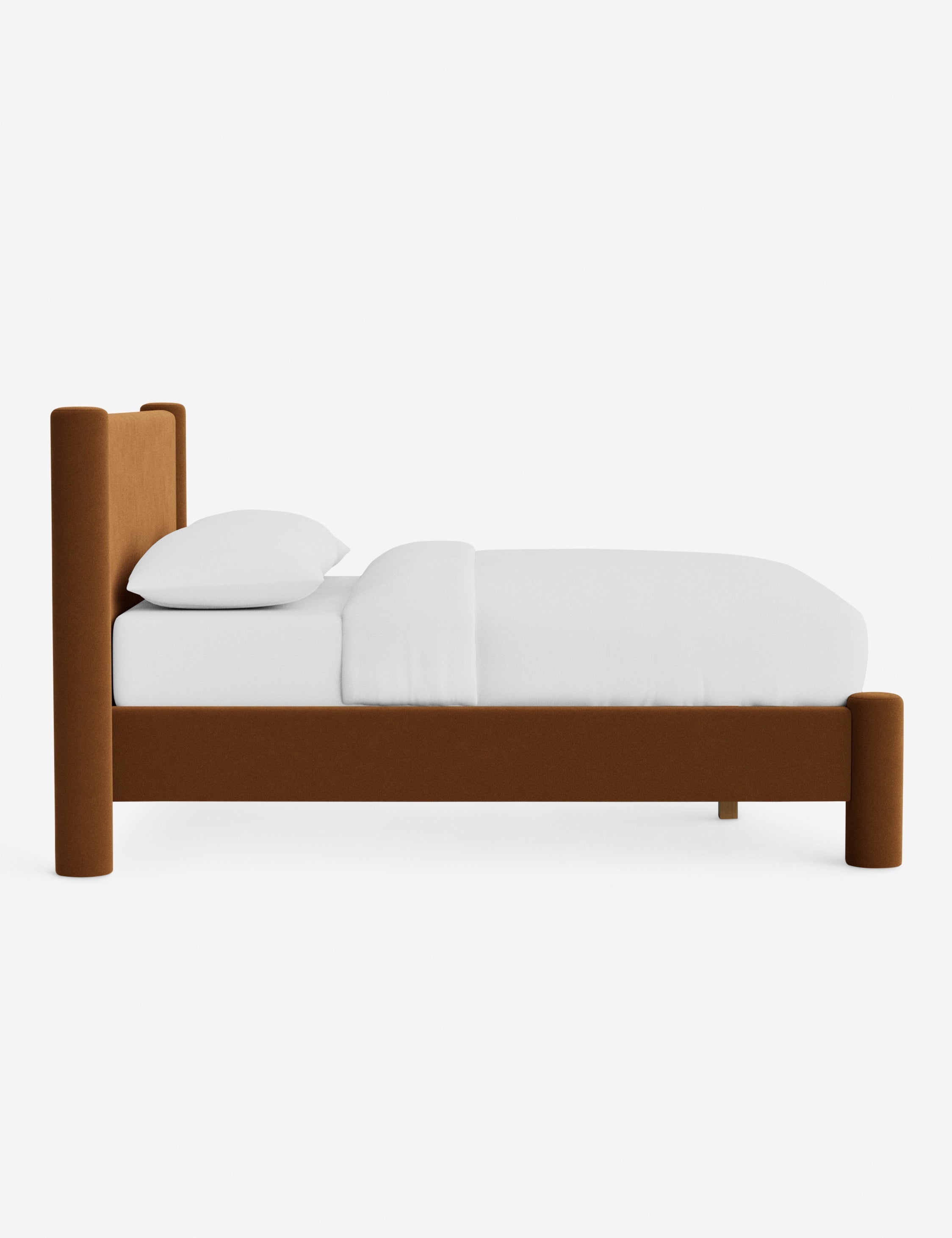 Bello Bed | Oversized Headboard, Fully-Upholstered Frame