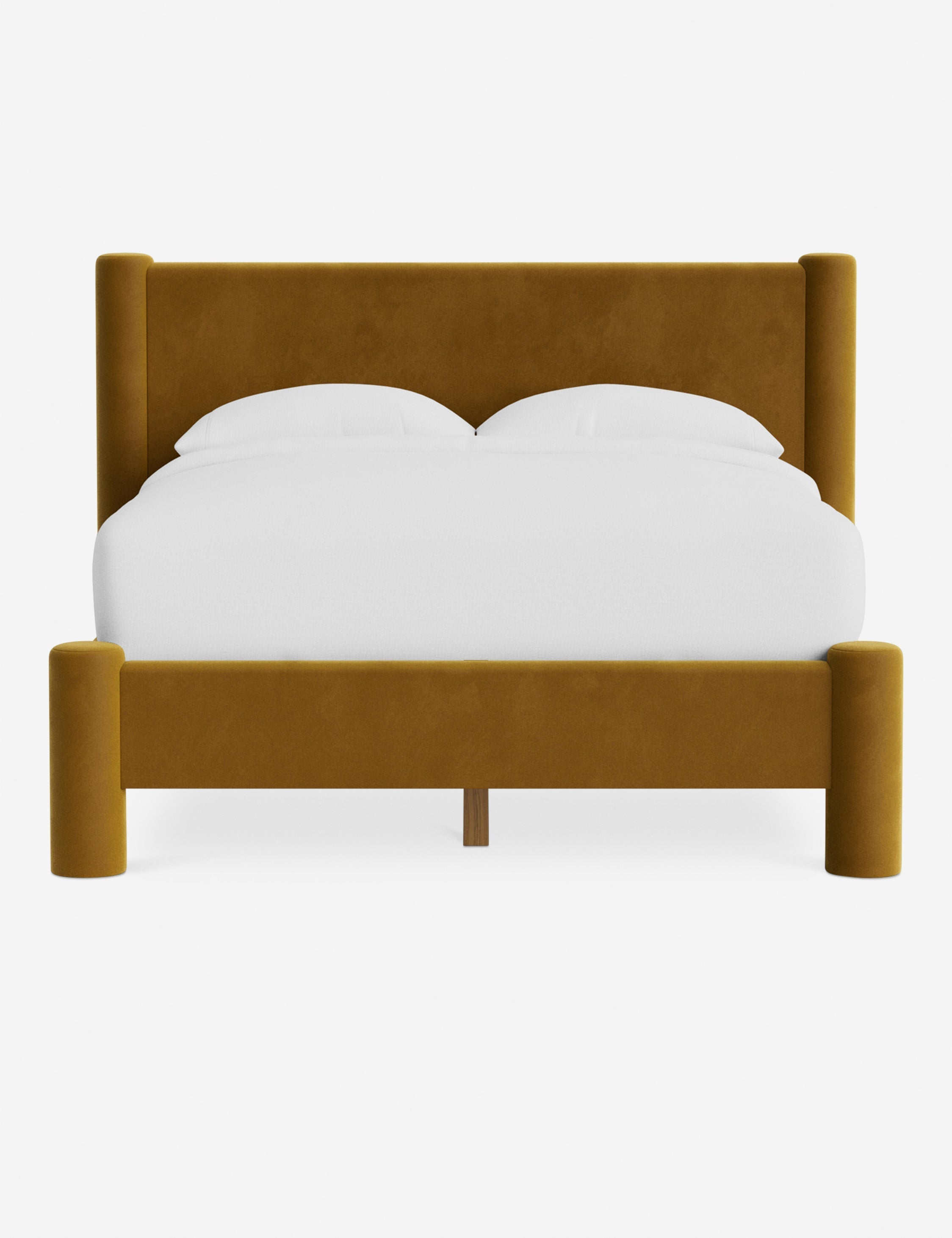 Bello Bed | Oversized Headboard, Fully-Upholstered Frame