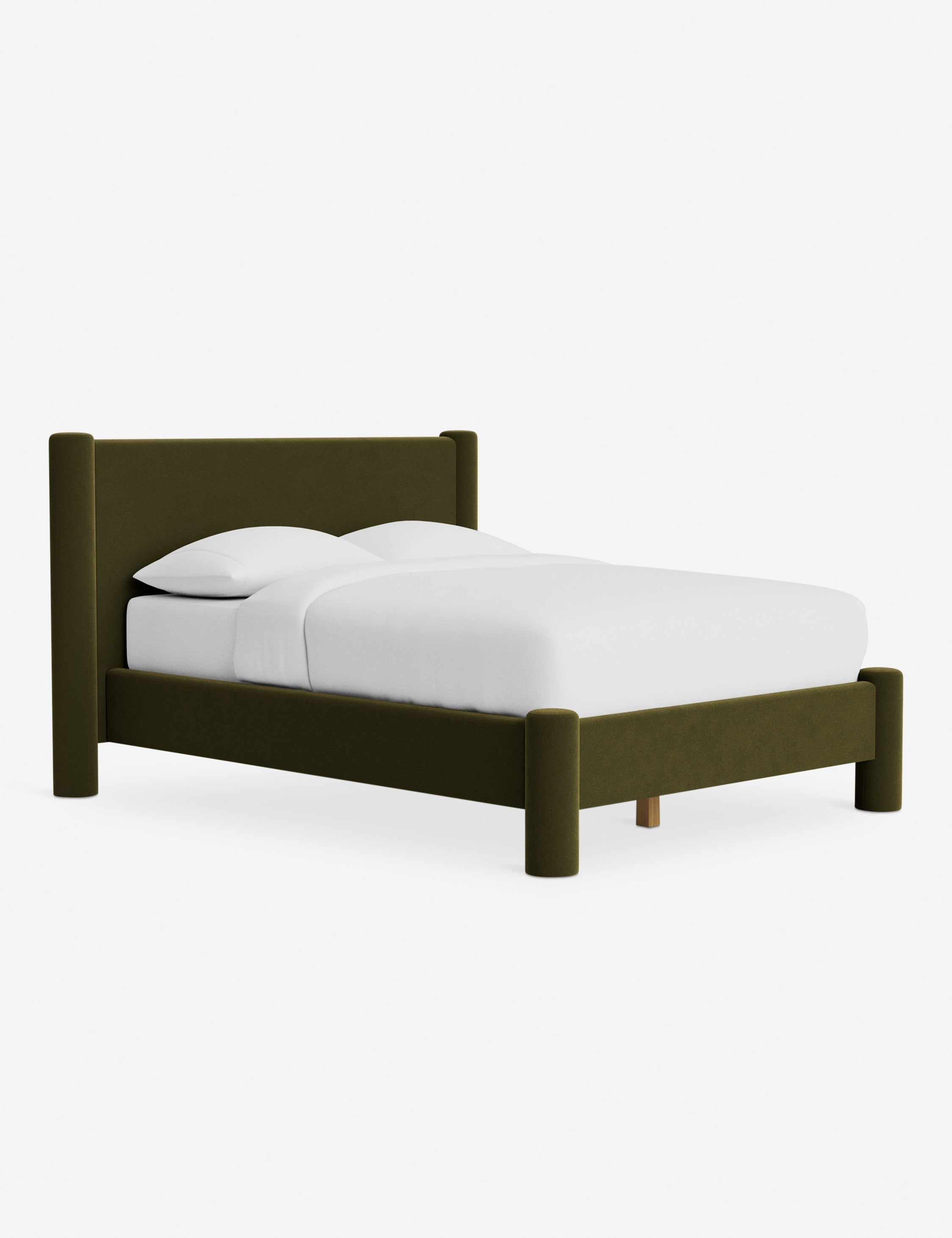 Bello Bed | Oversized Headboard, Fully-Upholstered Frame