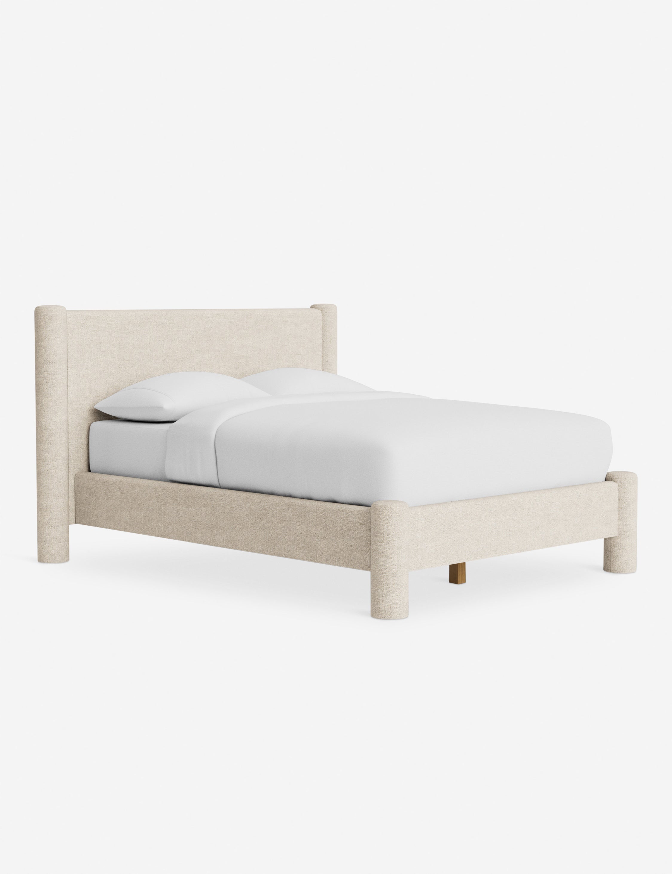 Bello Bed | Oversized Headboard, Fully-Upholstered Frame