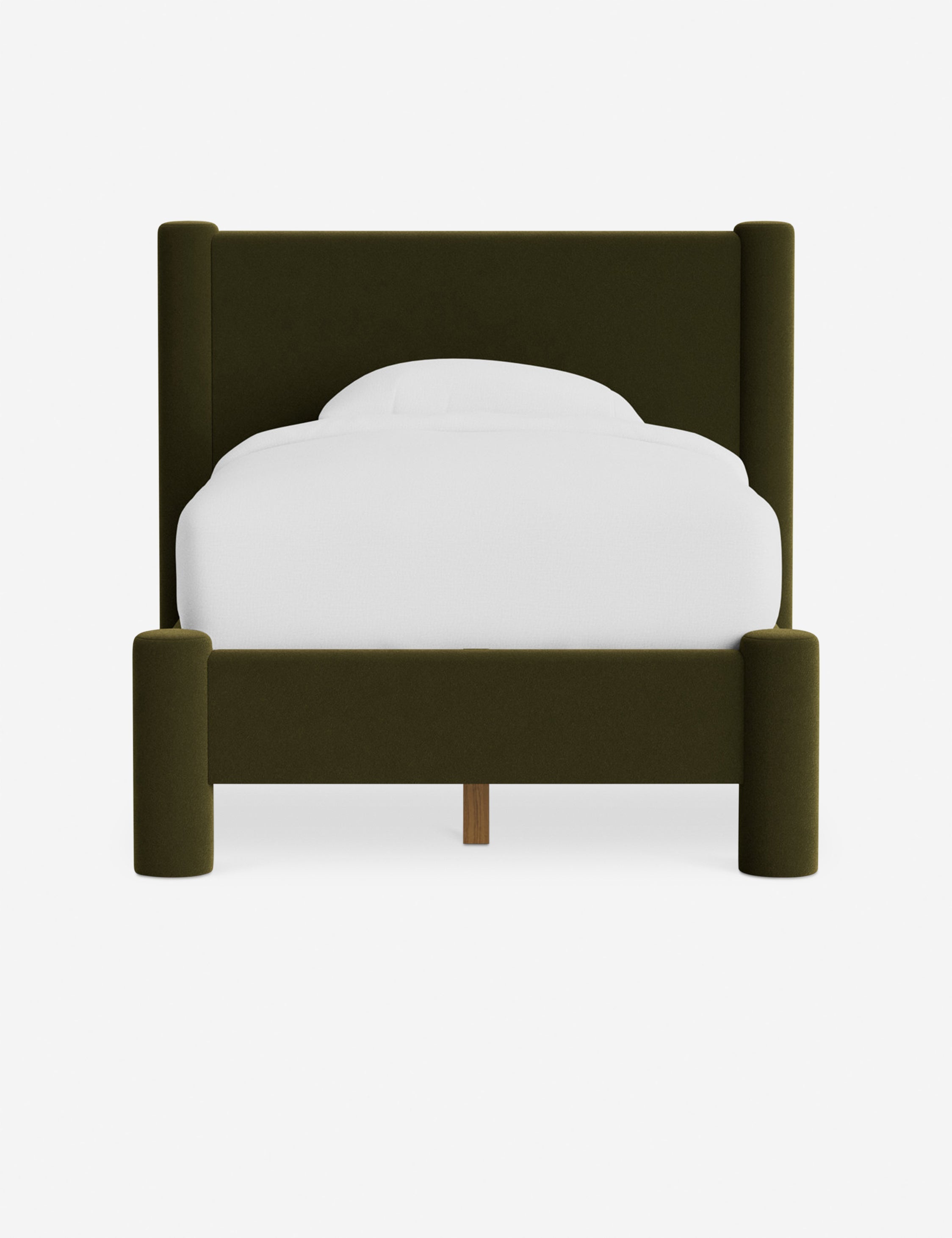 Bello Bed | Oversized Headboard, Fully-Upholstered Frame