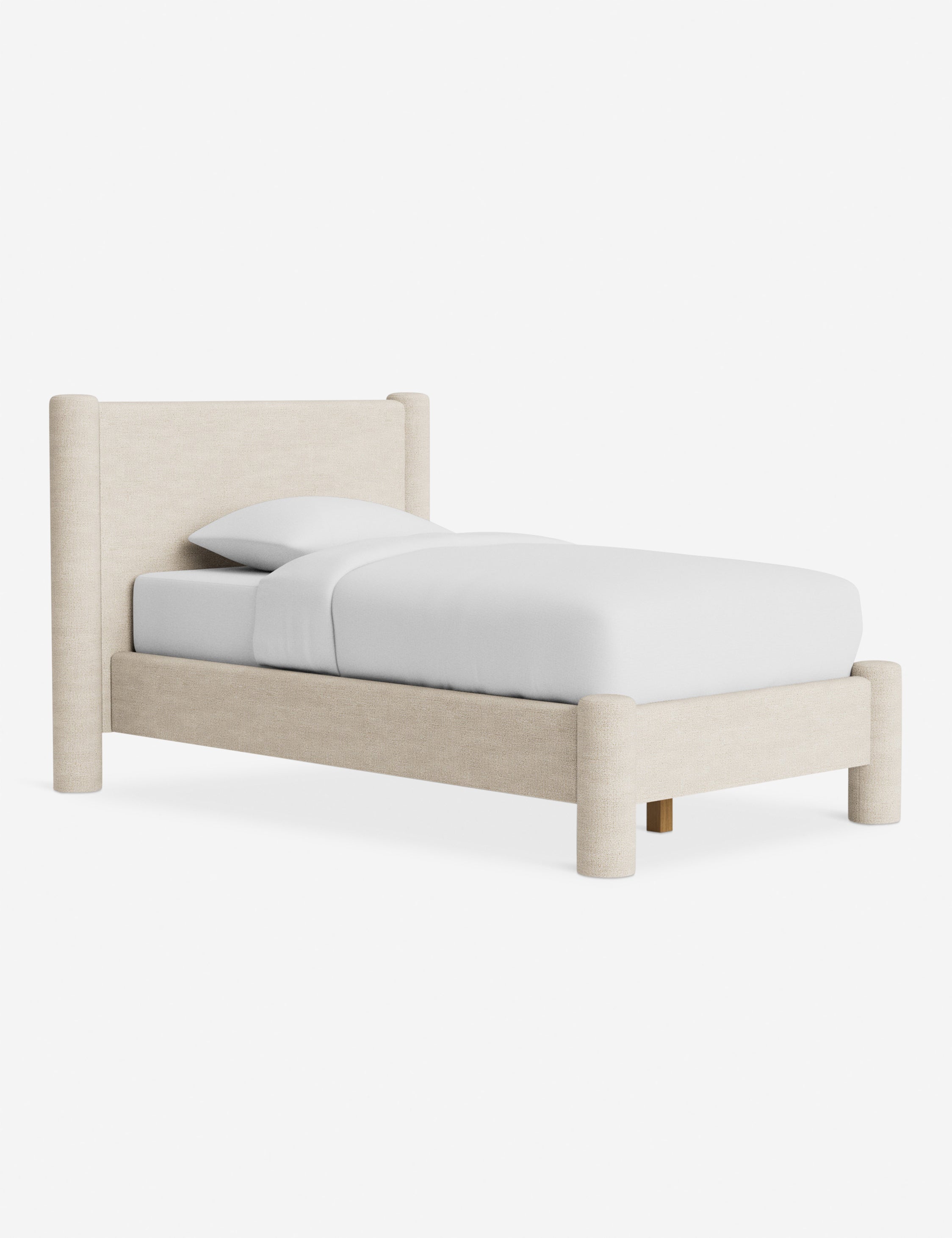 Bello Bed | Oversized Headboard, Fully-Upholstered Frame