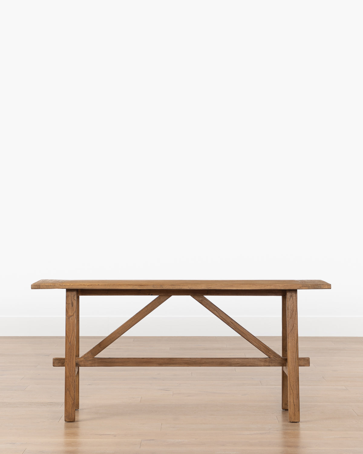 Benson Console Table Reclaimed Elm Wood Rustic Design