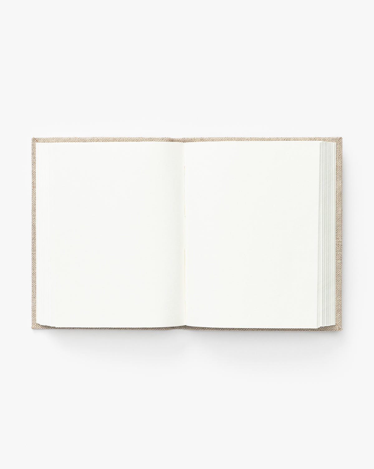 Bela Handcrafted Linen Book  Two-Toned Fabric, Traditional Binding