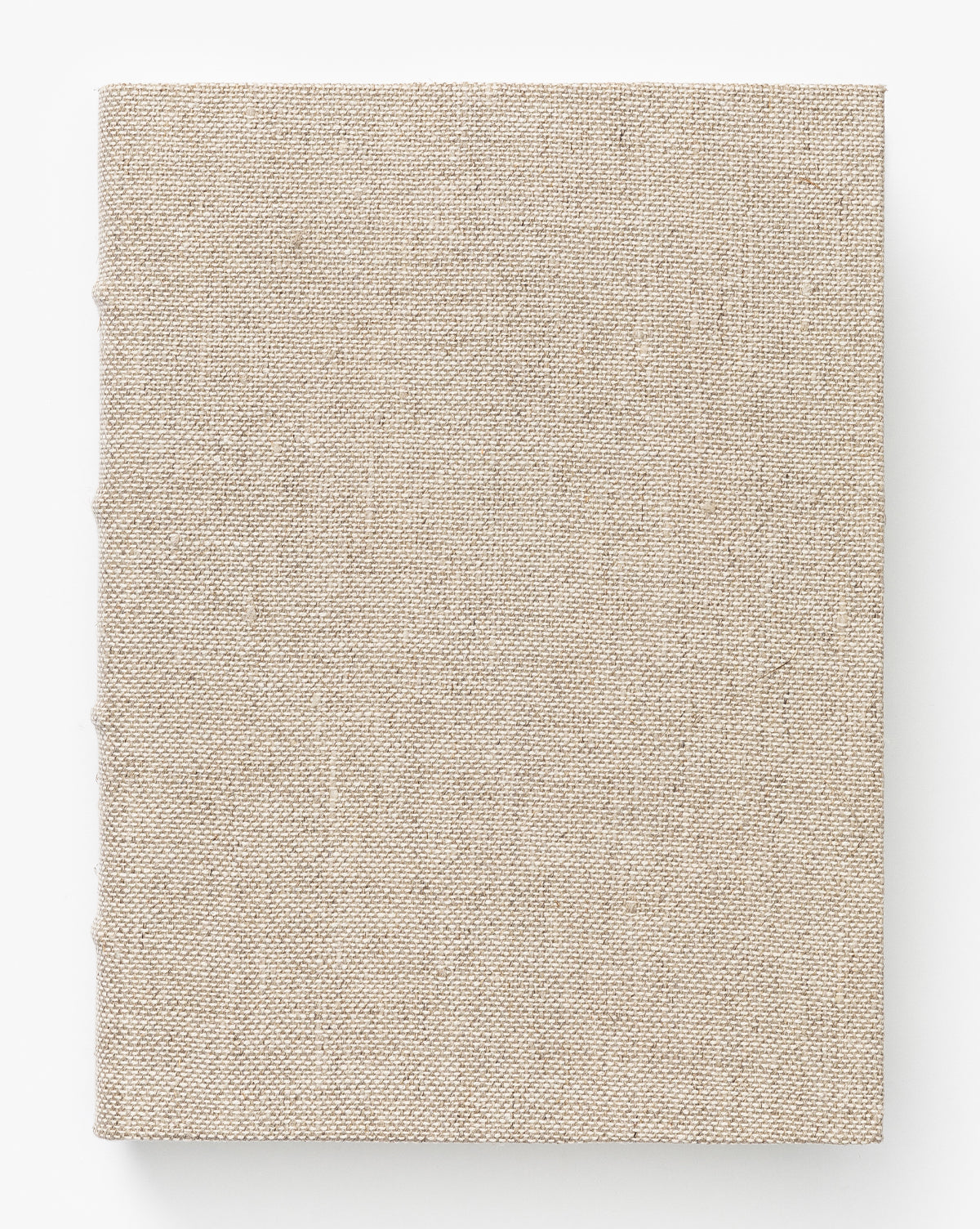 Bela Handcrafted Linen Book  Two-Toned Fabric, Traditional Binding