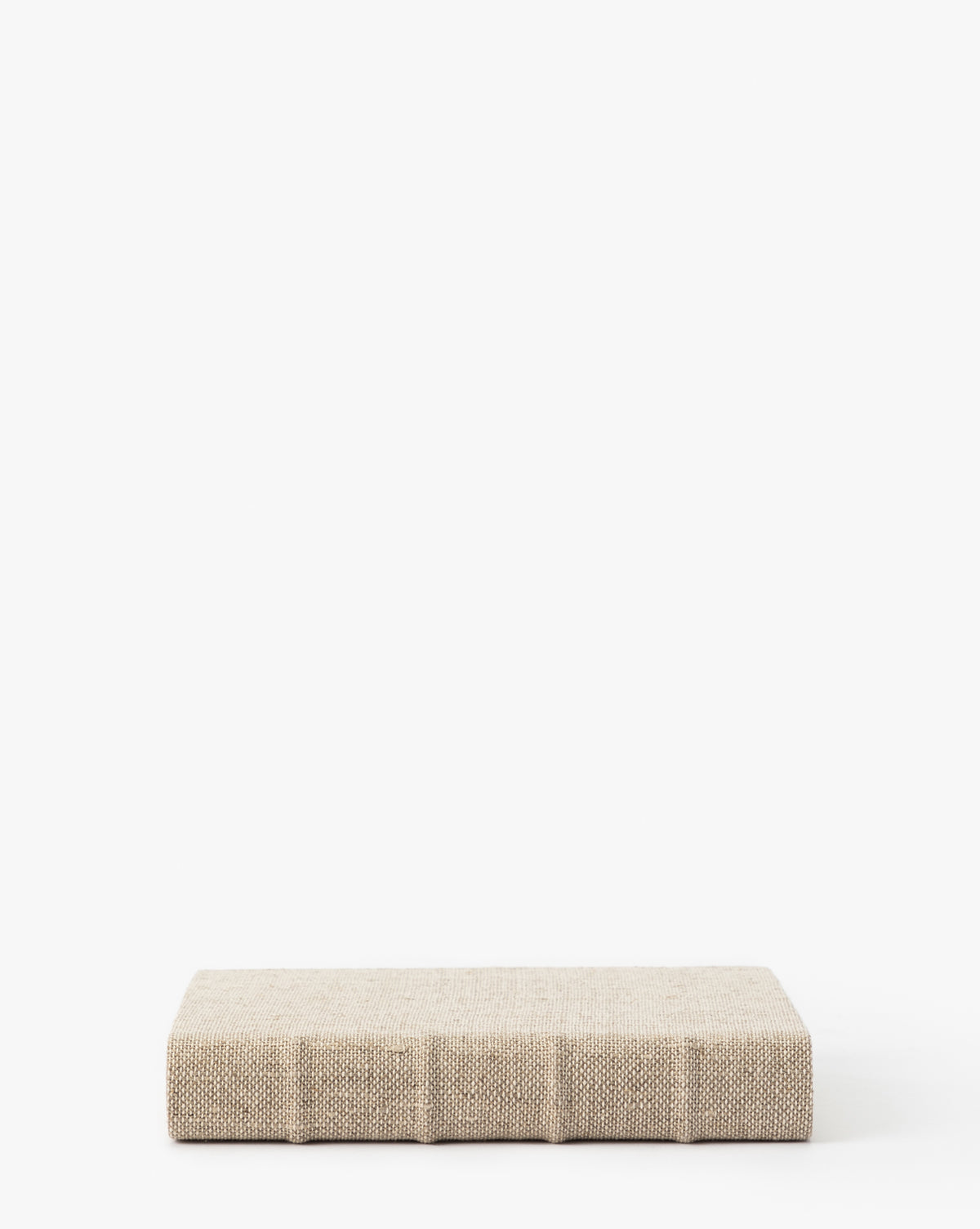Bela Handcrafted Linen Book  Two-Toned Fabric, Traditional Binding