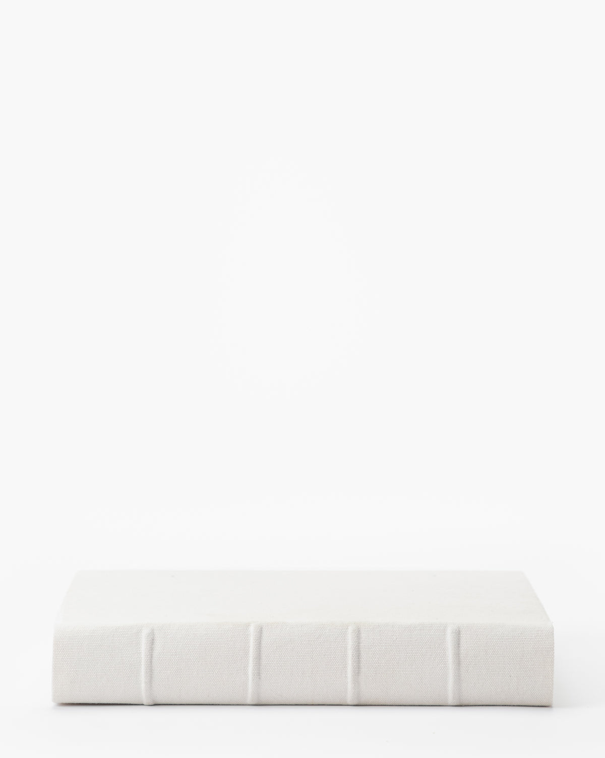 Bela Handcrafted Linen Book  Two-Toned Fabric, Traditional Binding