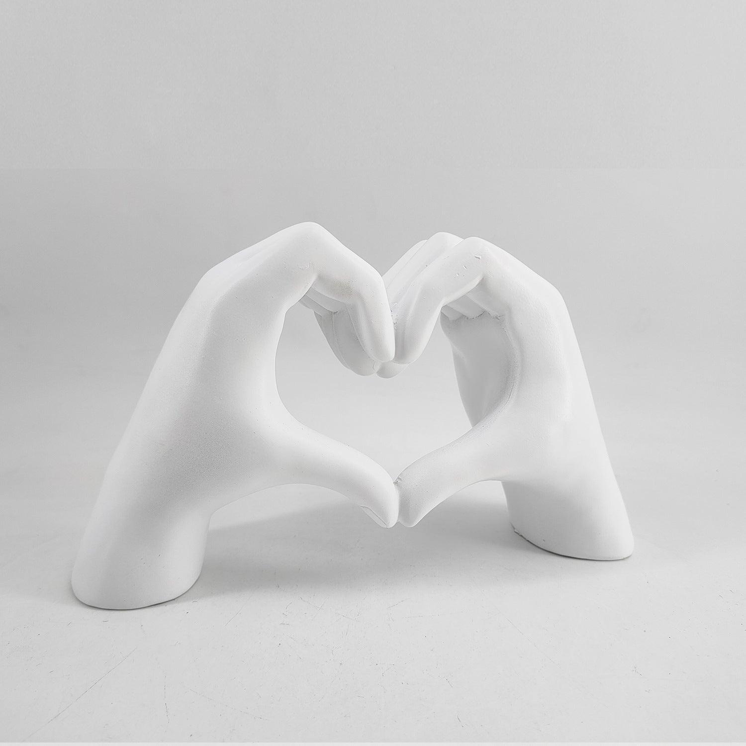 Bela Abstract Sculpture | Symbolic Heart Design, Resin Material