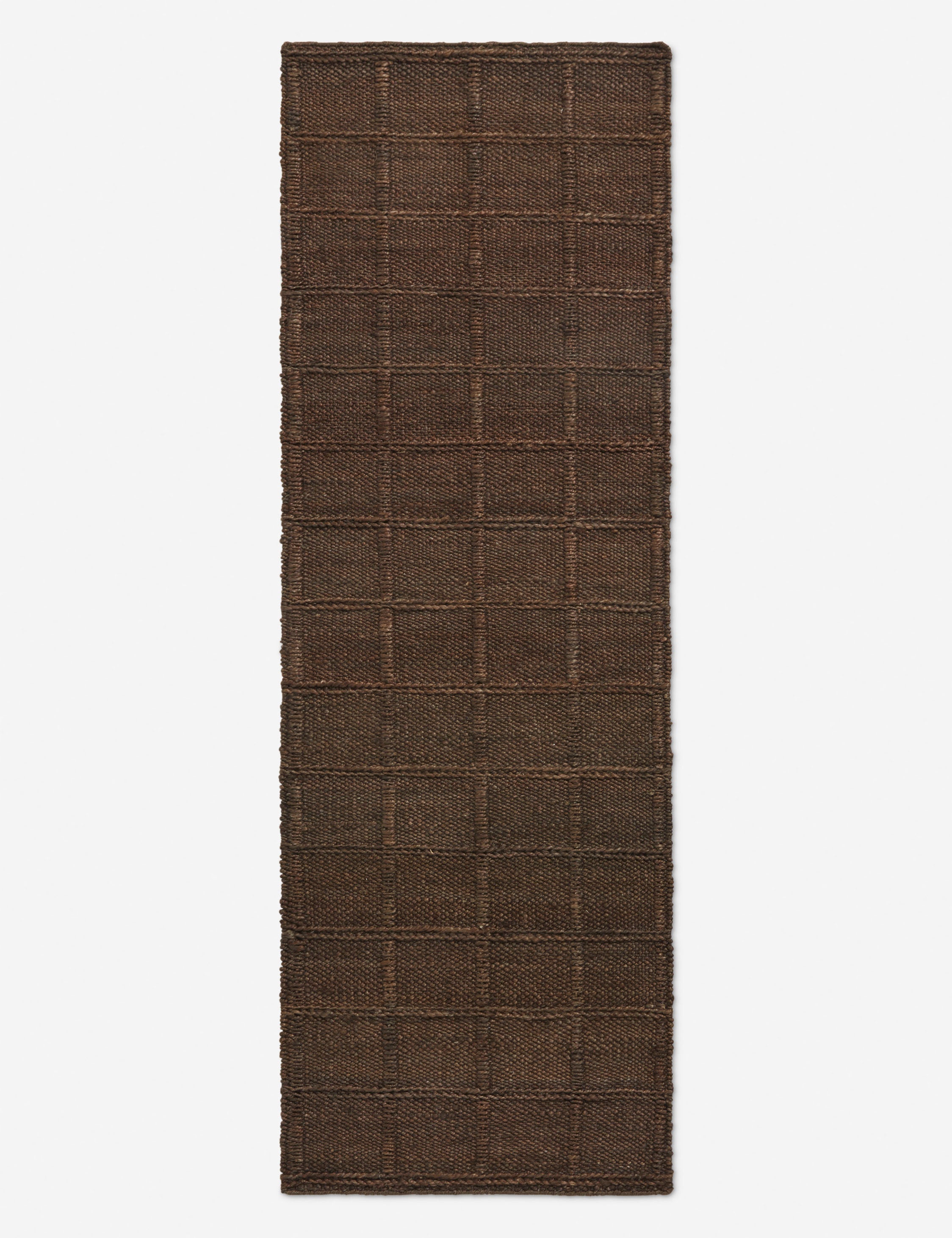 Haven Jute Rug | Textured Grid Design, Luxe Earth Tones