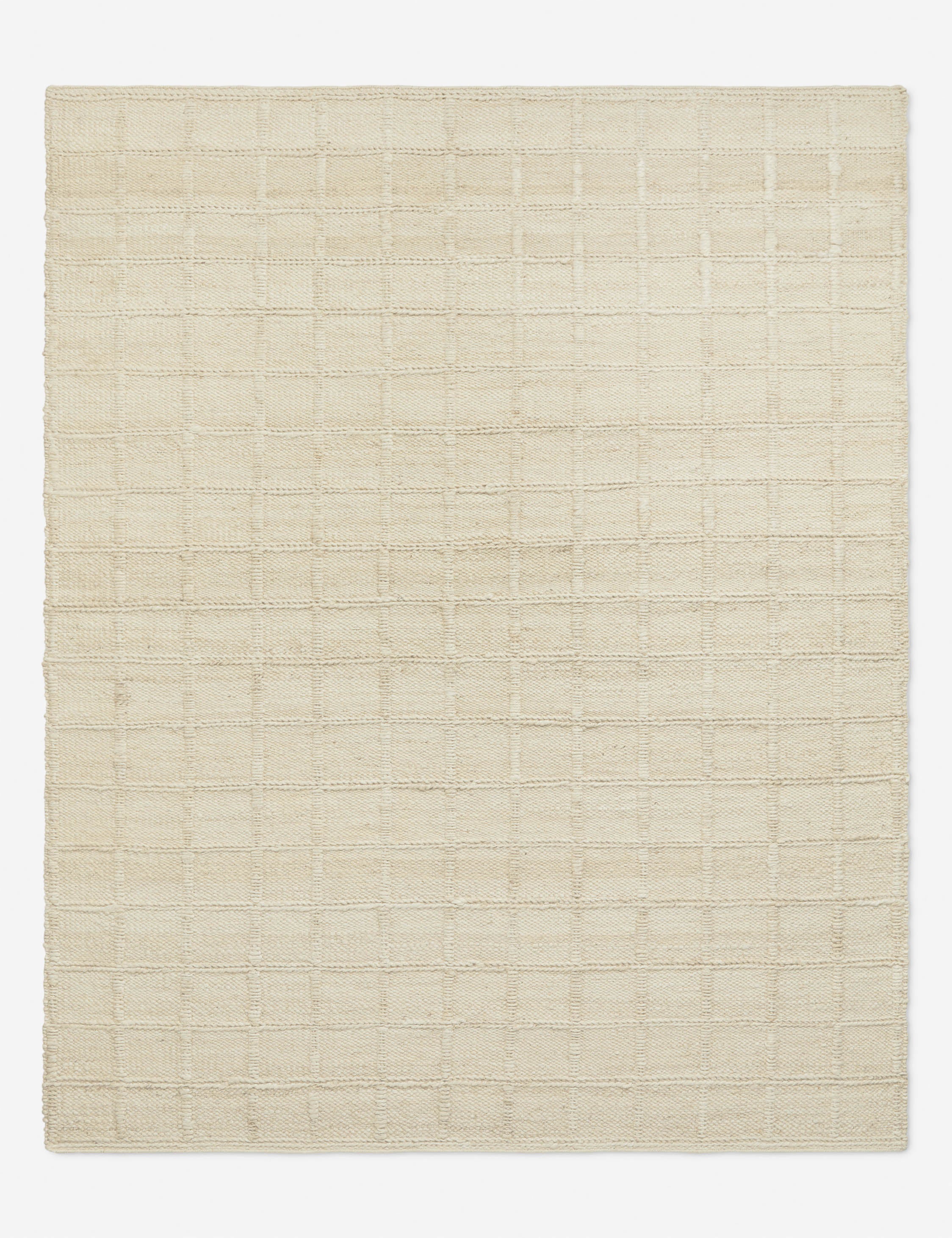 Haven Jute Rug | Textured Grid Design, Luxe Earth Tones