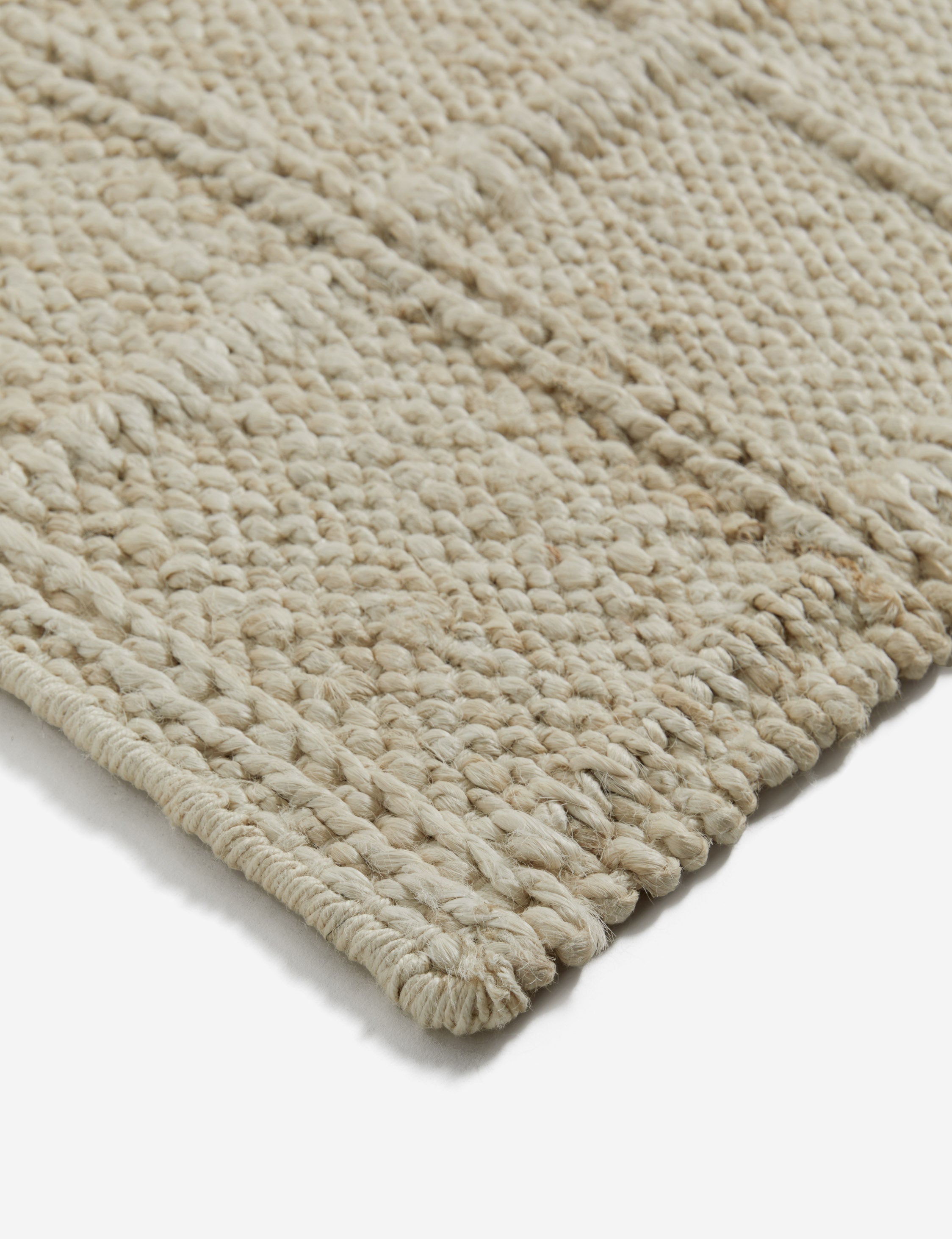 Haven Jute Rug | Textured Grid Design, Luxe Earth Tones