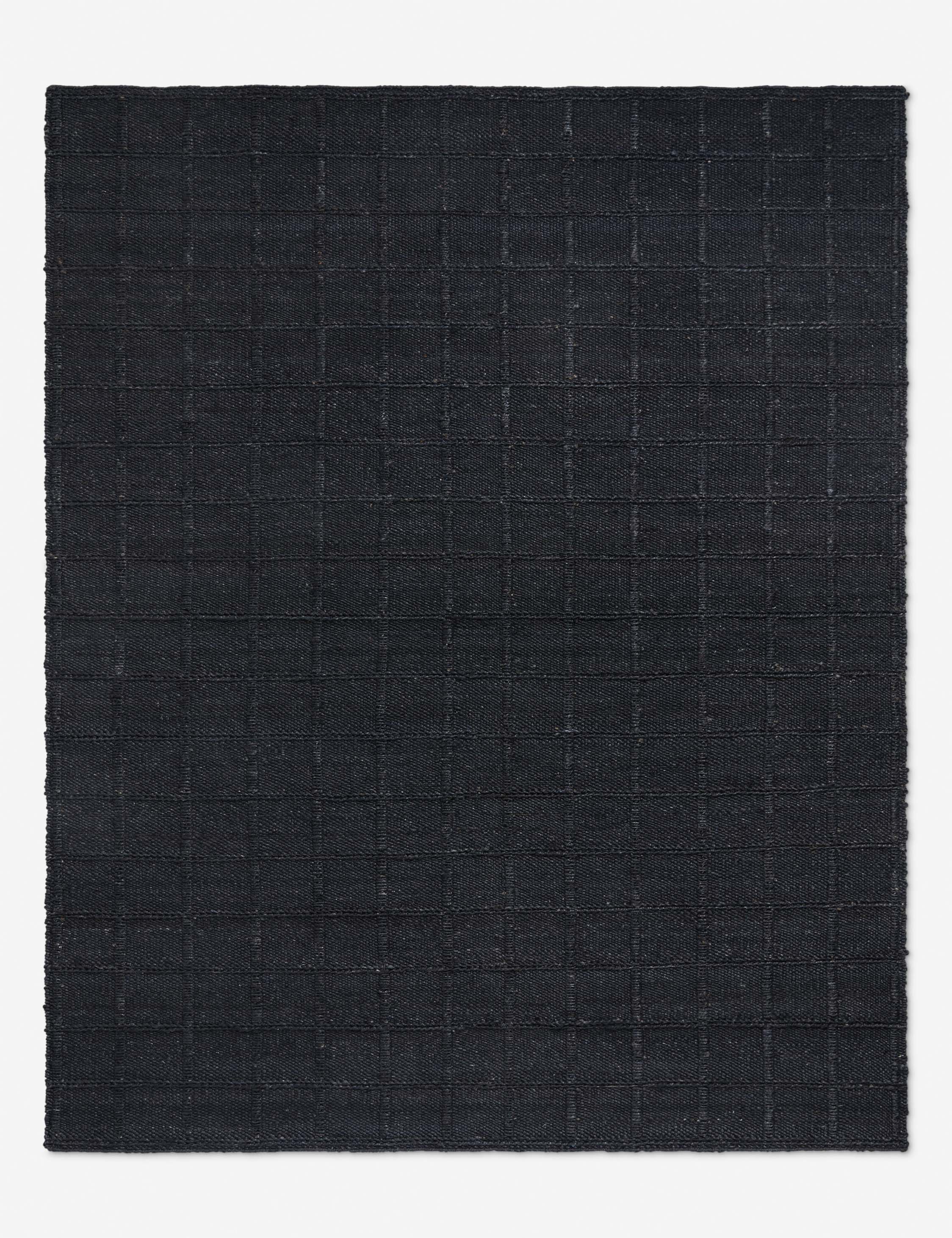 Haven Jute Rug | Textured Grid Design, Luxe Earth Tones