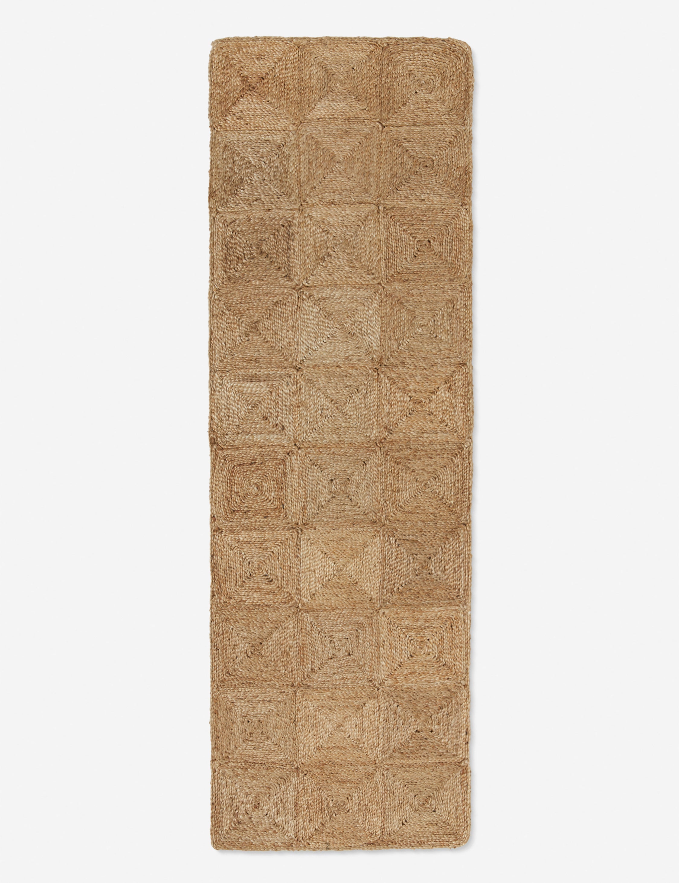 Haven Handmade Jute Rug | Handwoven Grid Design by Jake Arnold