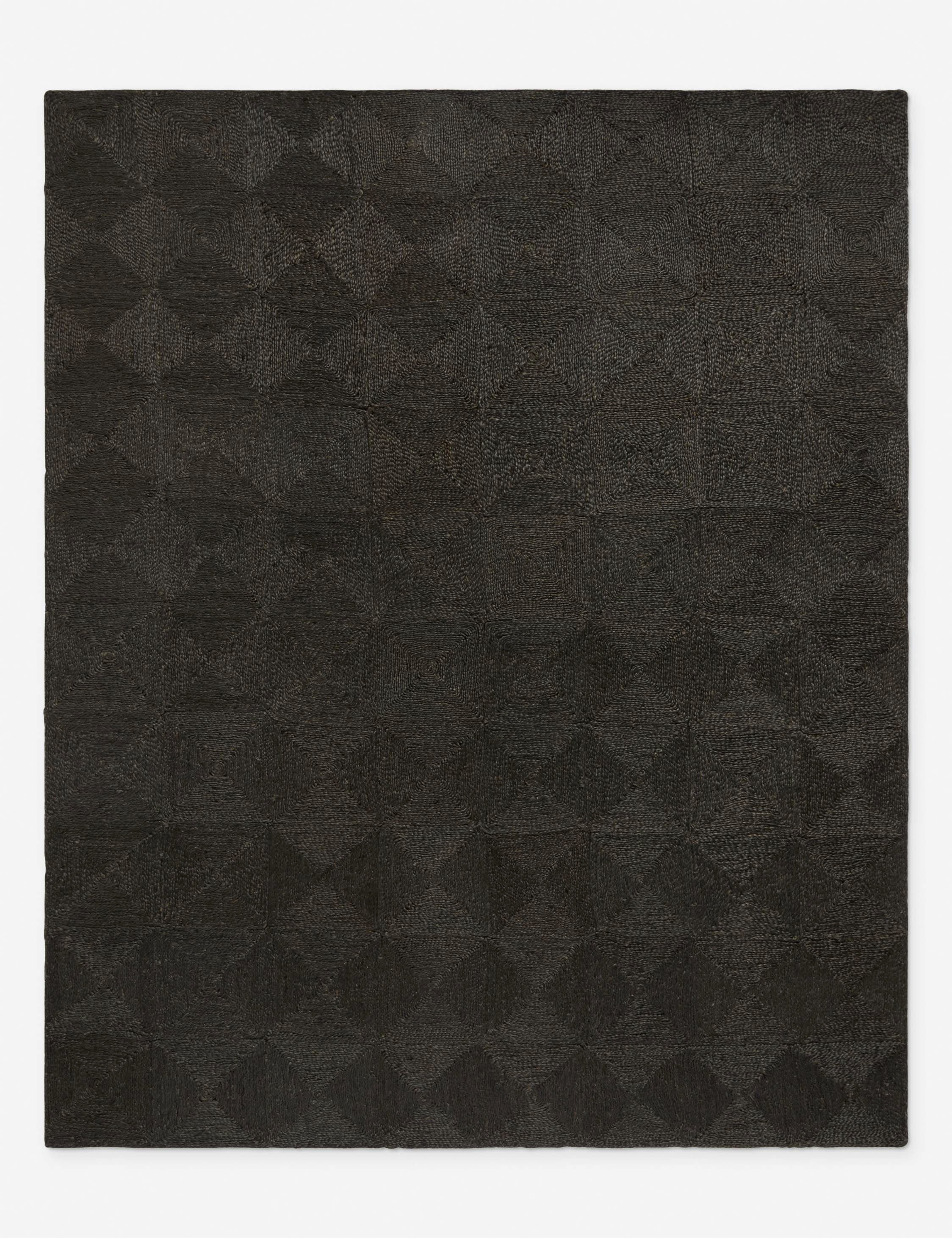 Haven Handmade Jute Rug | Handwoven Grid Design by Jake Arnold