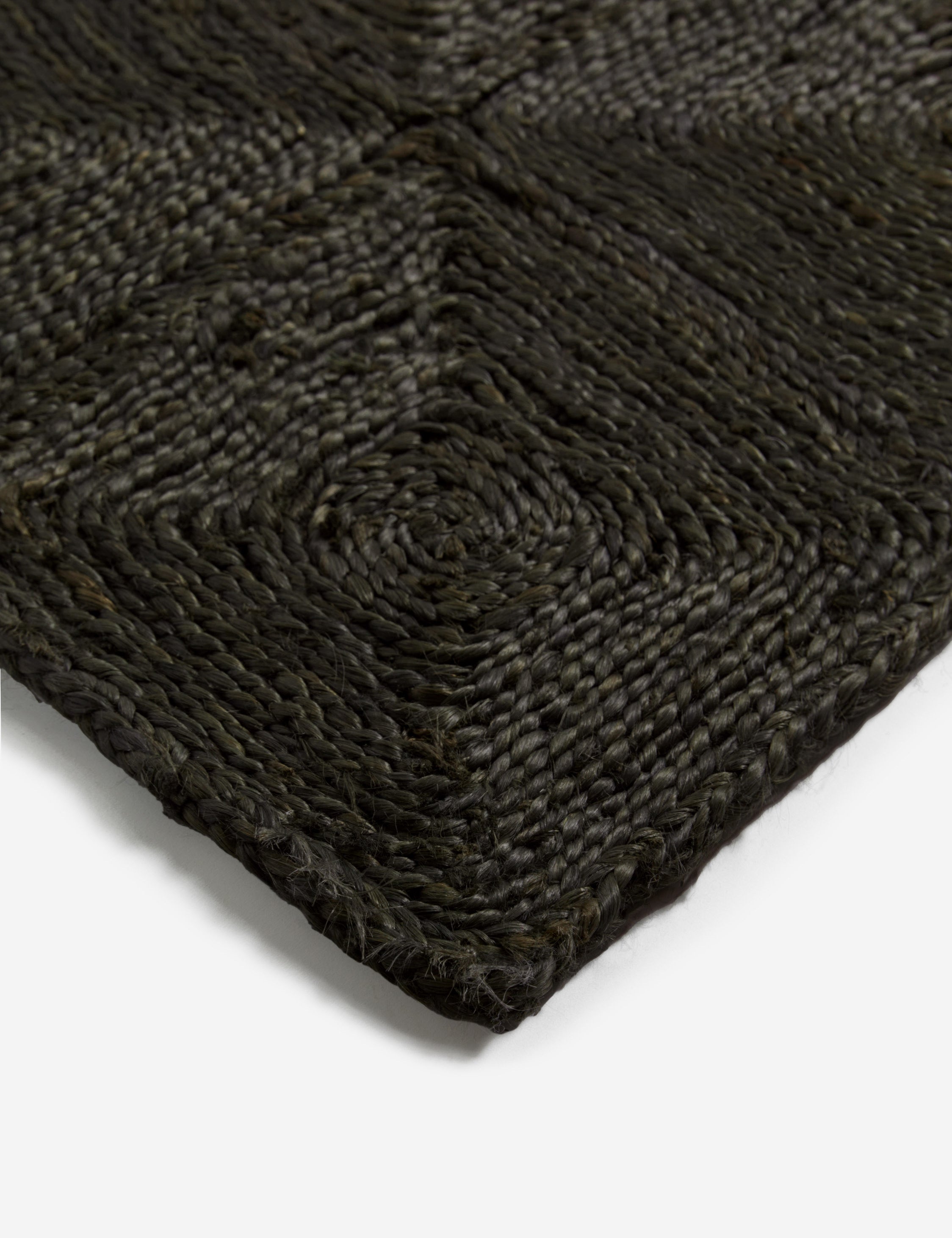 Haven Handmade Jute Rug | Handwoven Grid Design by Jake Arnold