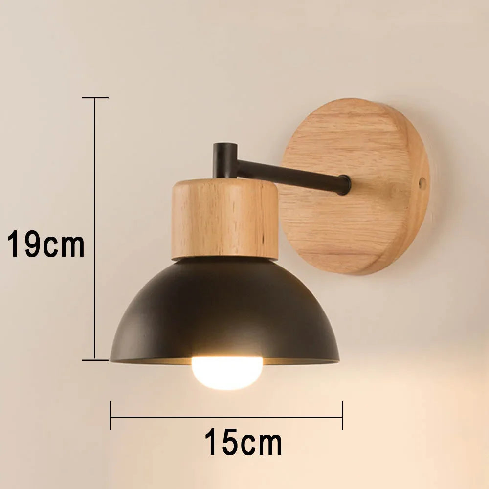 Bela Wall Lamp | Modern Wood & Metal Design, Soft Ambient Glow